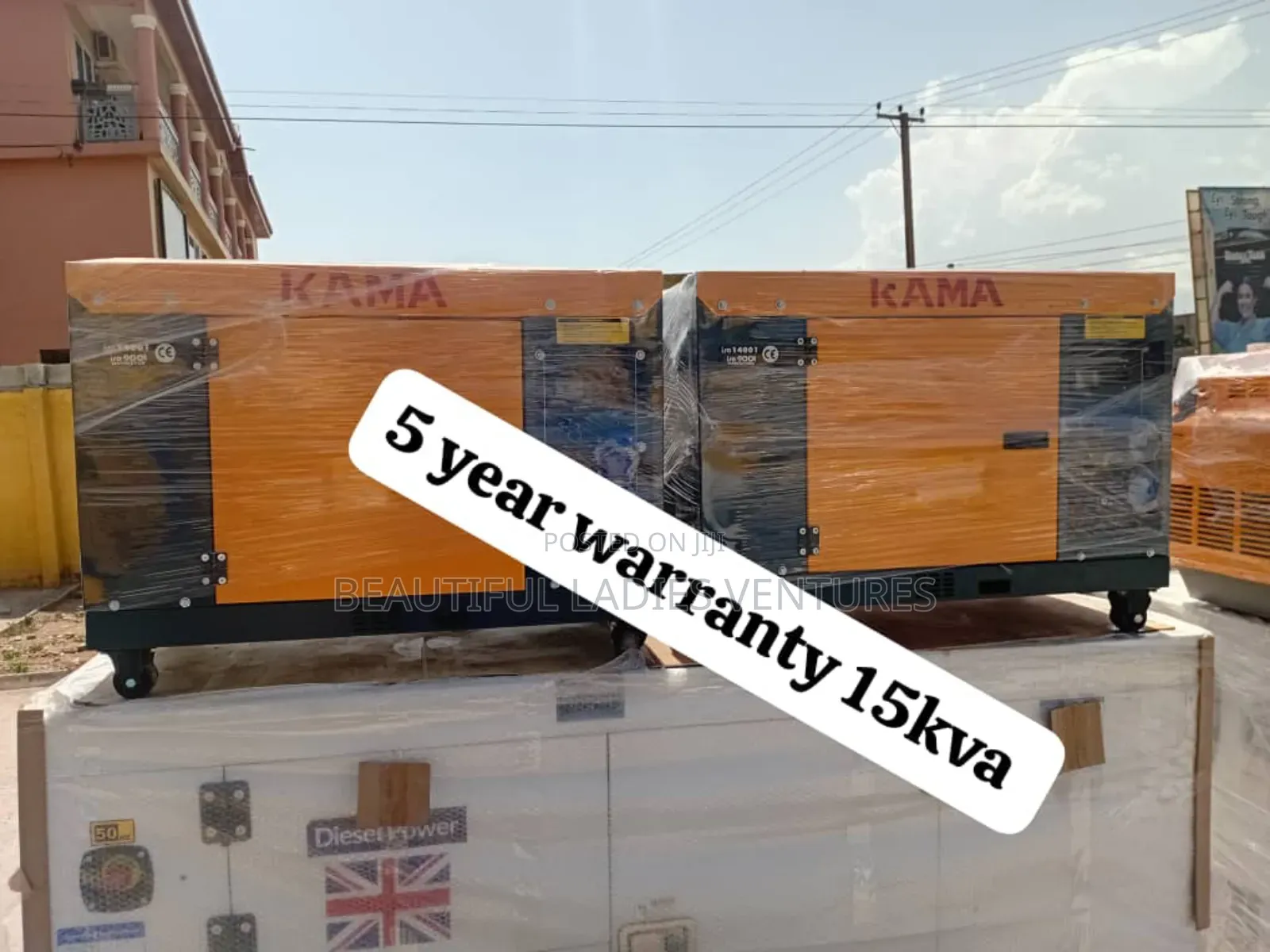Oil and Diesel Power Generation 15kva Kama Diesel Genset