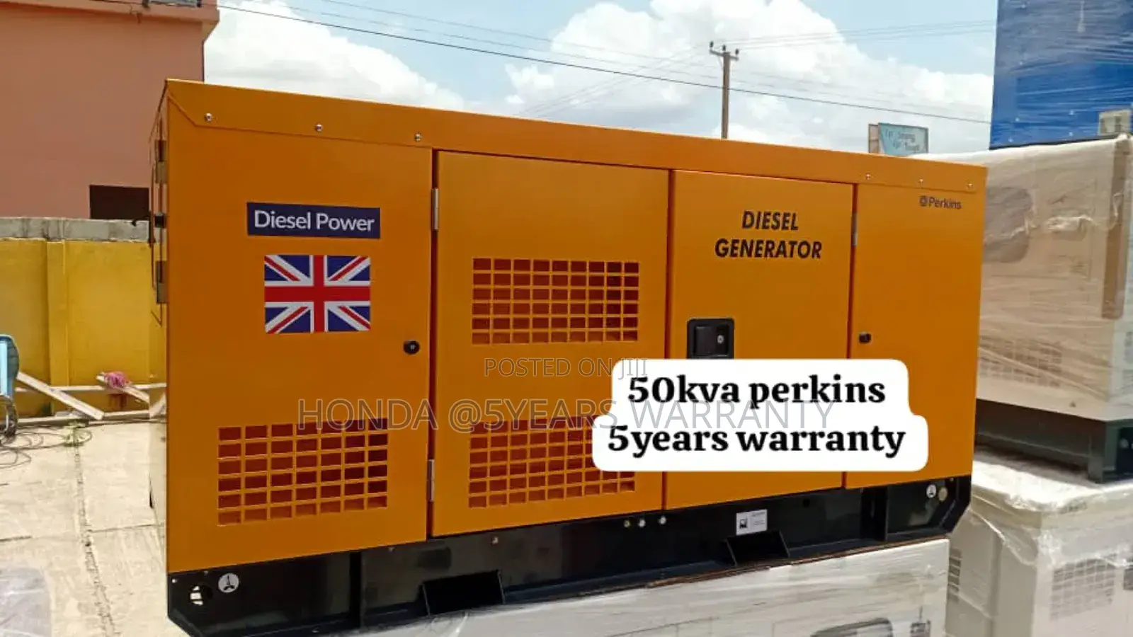 Transforming Energy 50kva Perkins Plant Generator 50kva