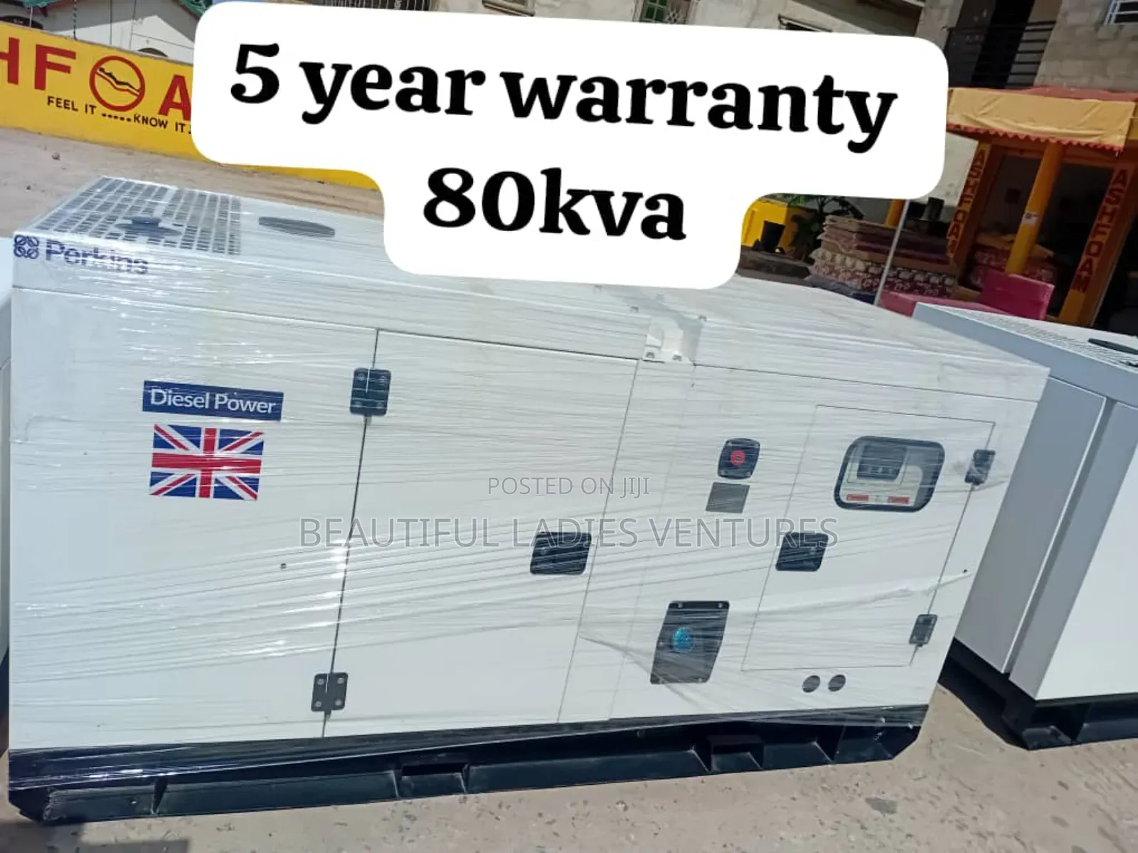 Power Up 80kva Perkins Diesel Silent Generator Uk 80kva