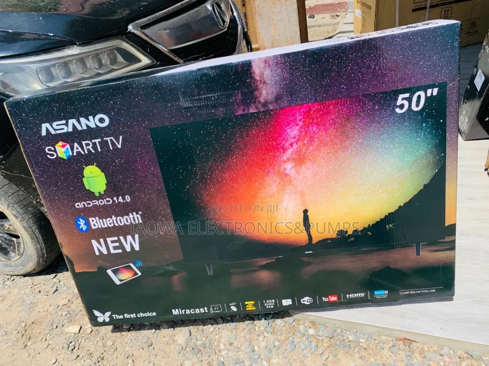 Verified Asano 50inch Smart Tv