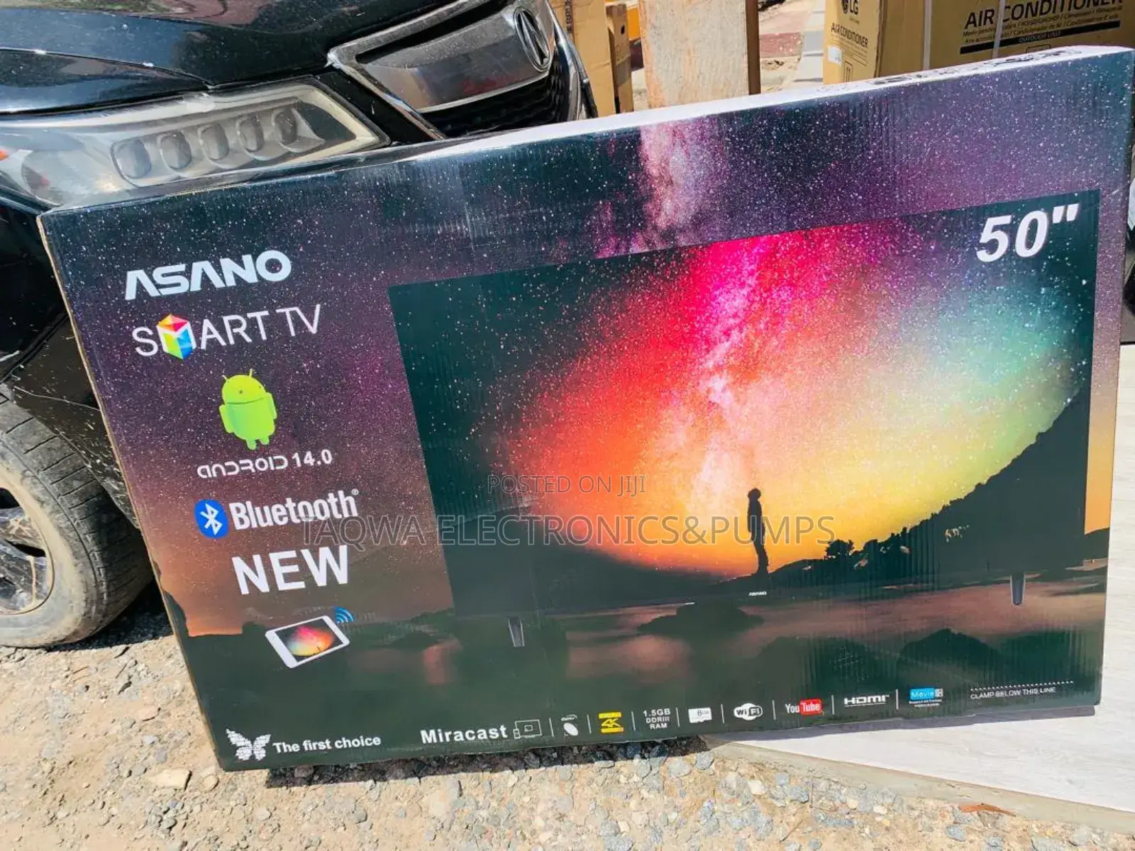 Verified Asano 50inch Smart Tv