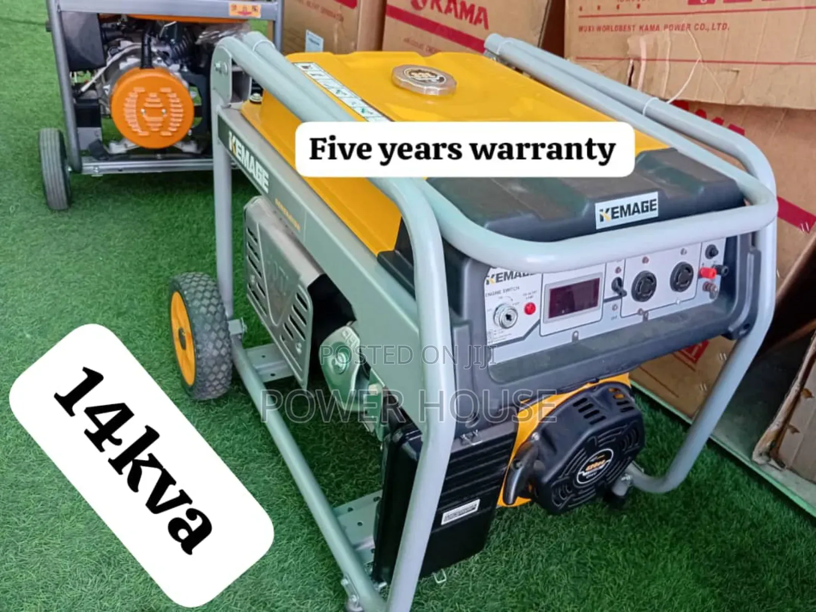 Mobile Genset 14kva 16000watts Kemage Petrol Generator