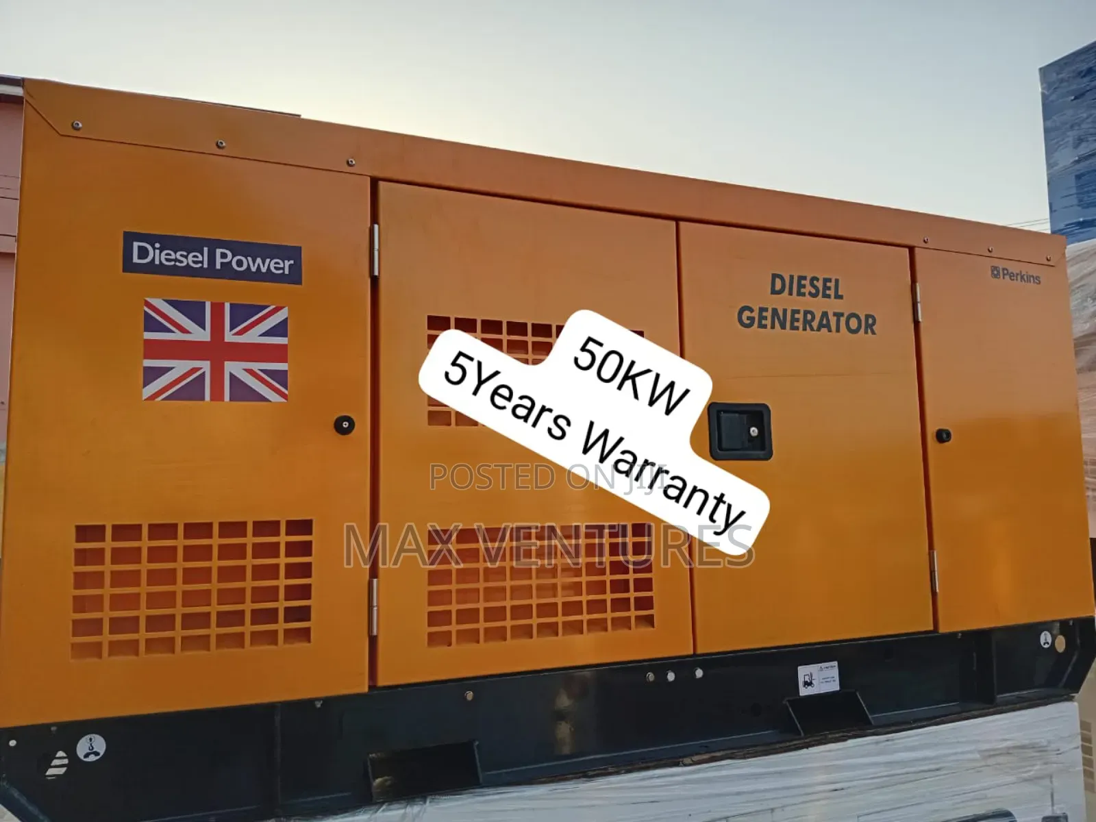 Enhanced Safety 50kw High Quality Generator
