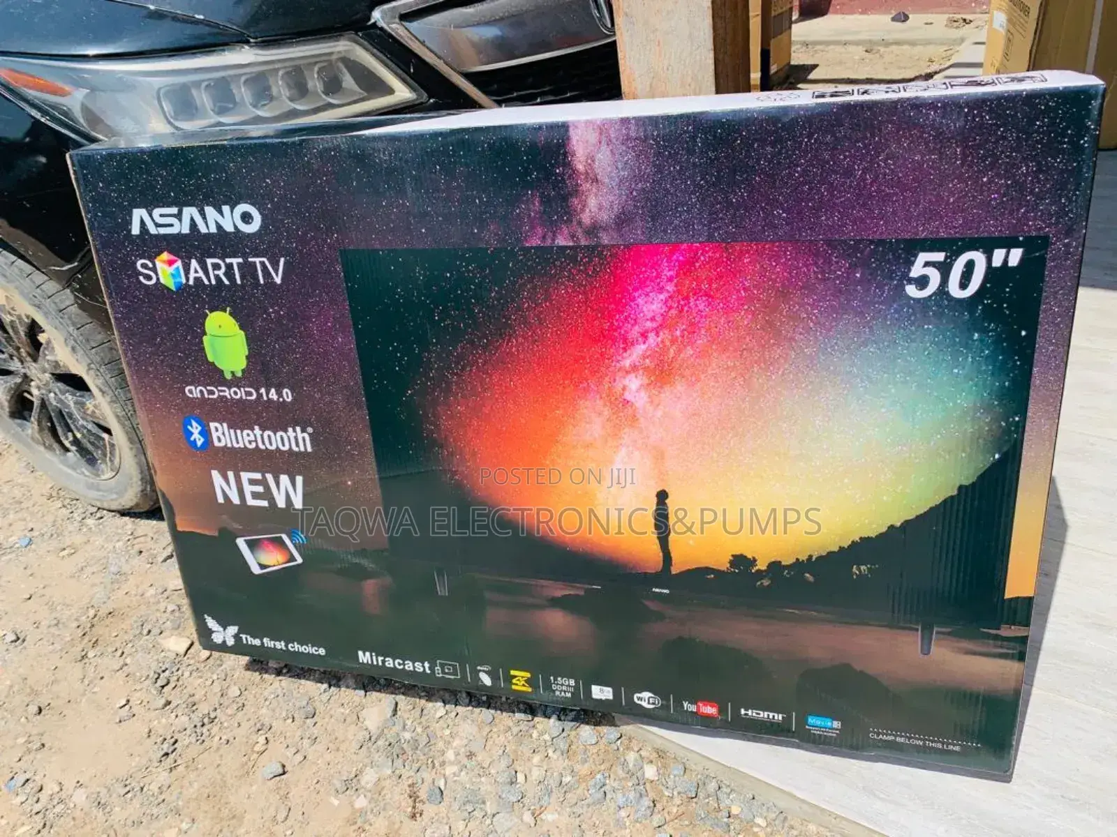 Pure With Bluetooth Asano Smart 50 Inches Tv