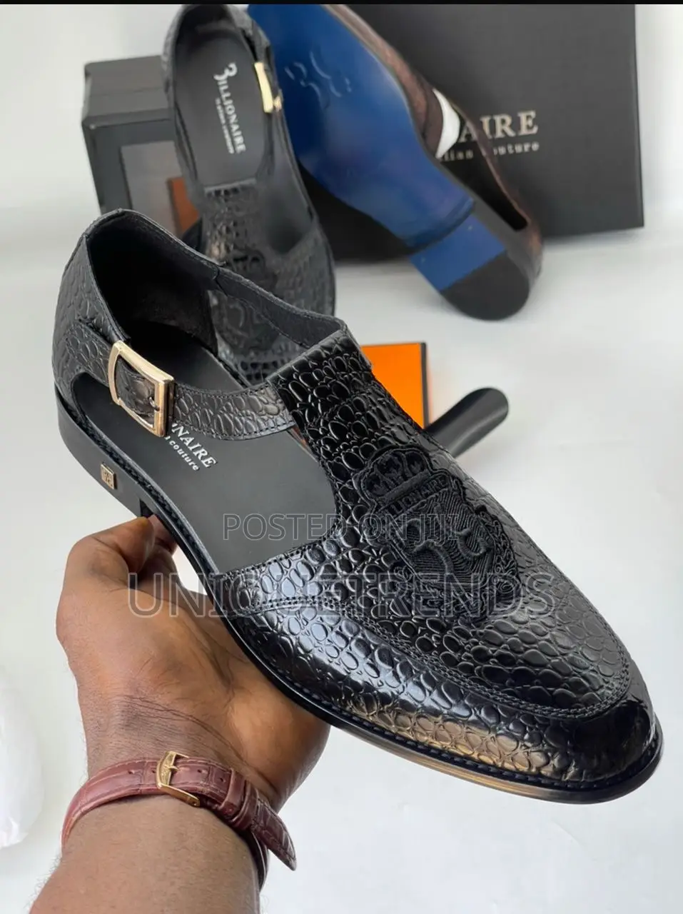 Executive Billionaire Leather Shoe Sandals