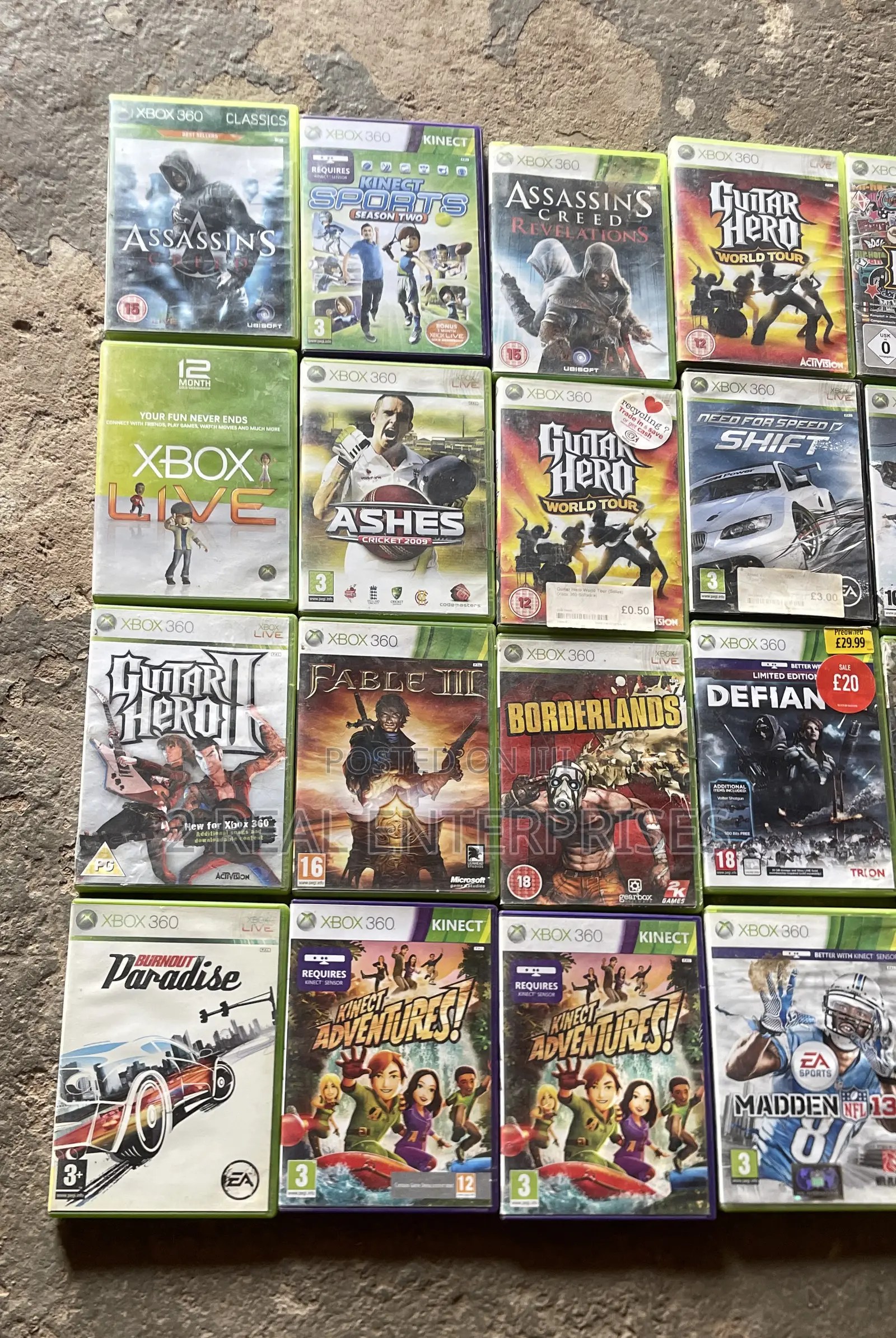 Xbox 360 Games Cd Read Description