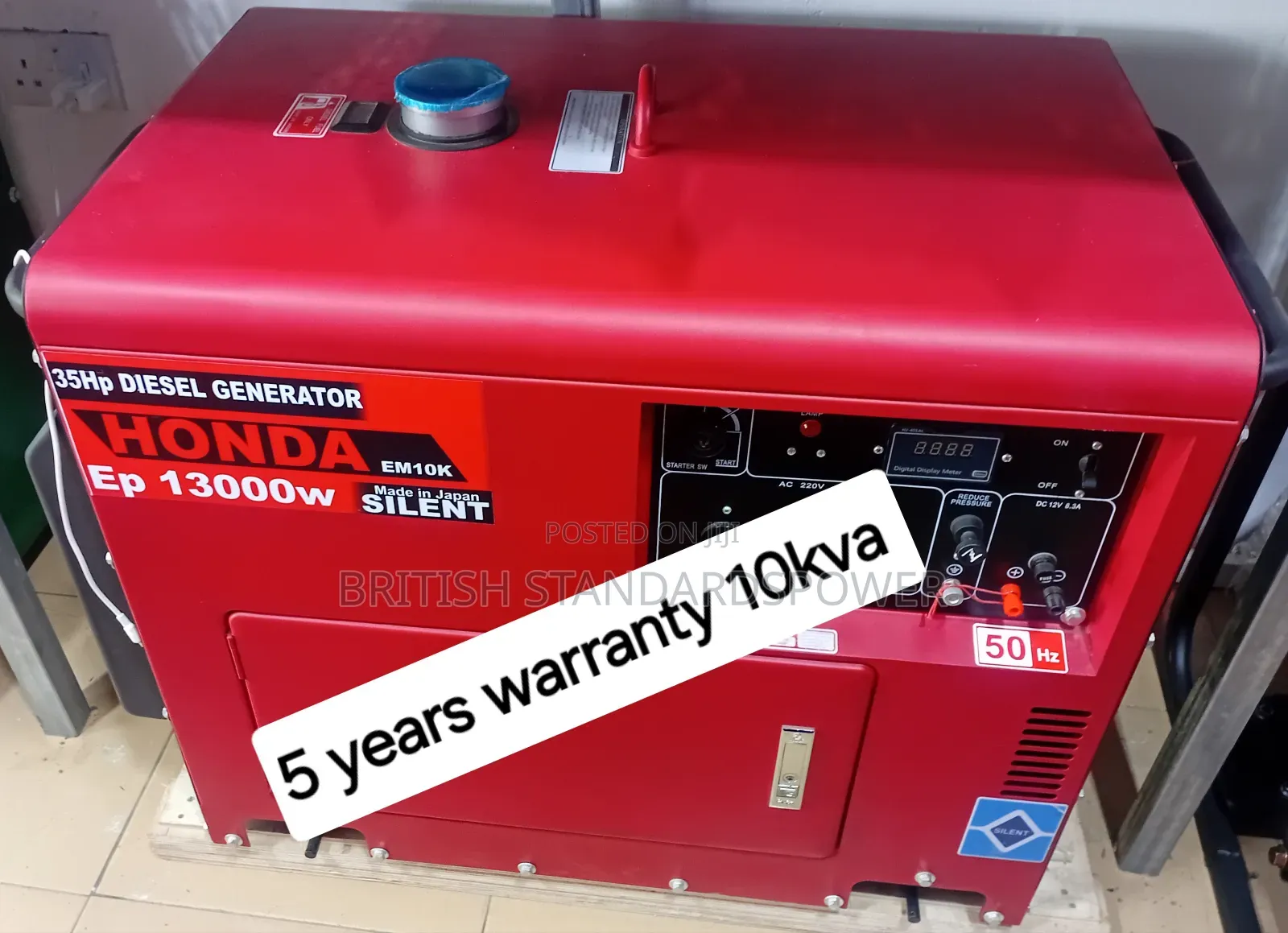 High Frequency 10kva Silent Diesel Generator