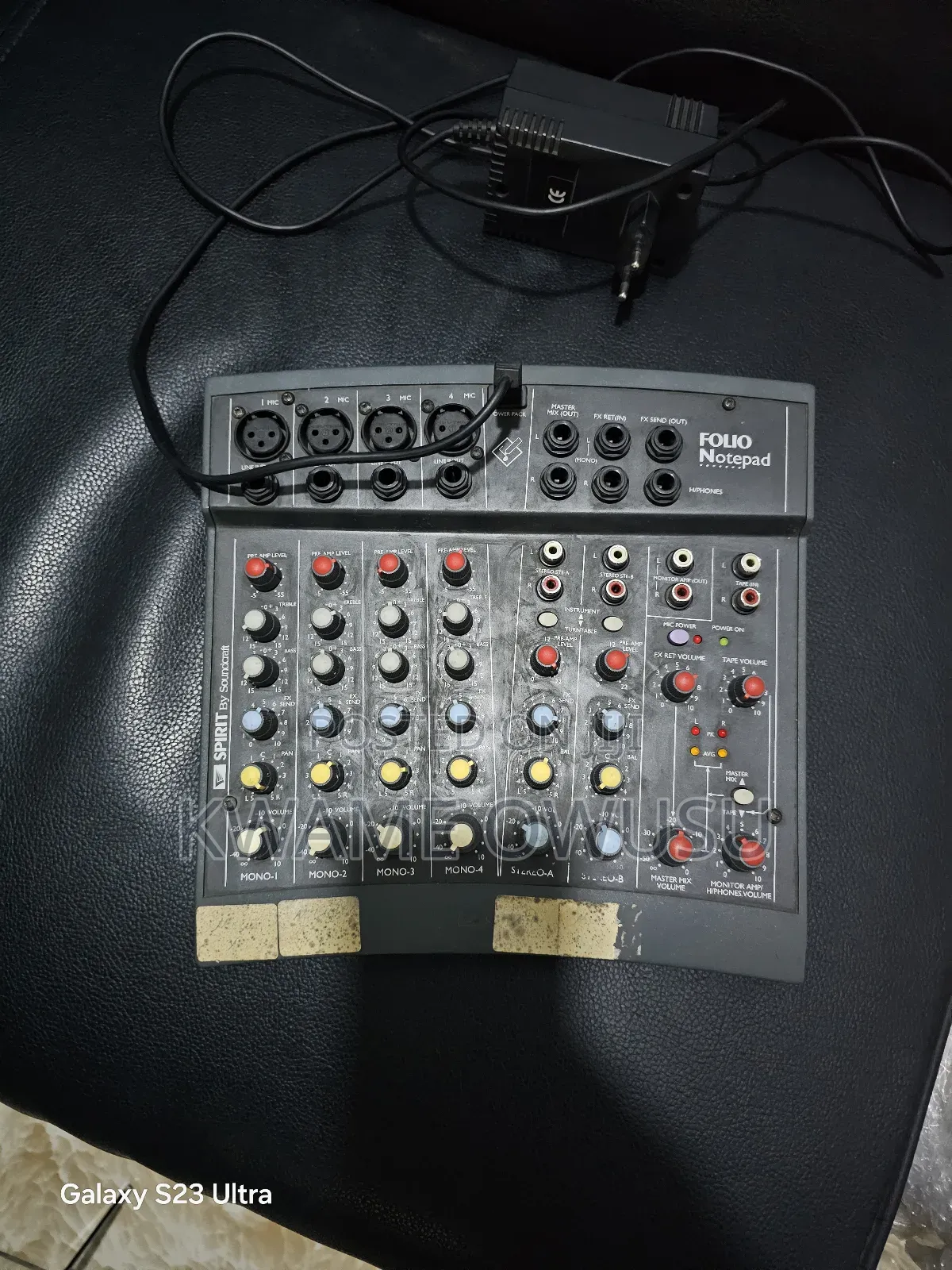 Folio Notepad Audio Mixer