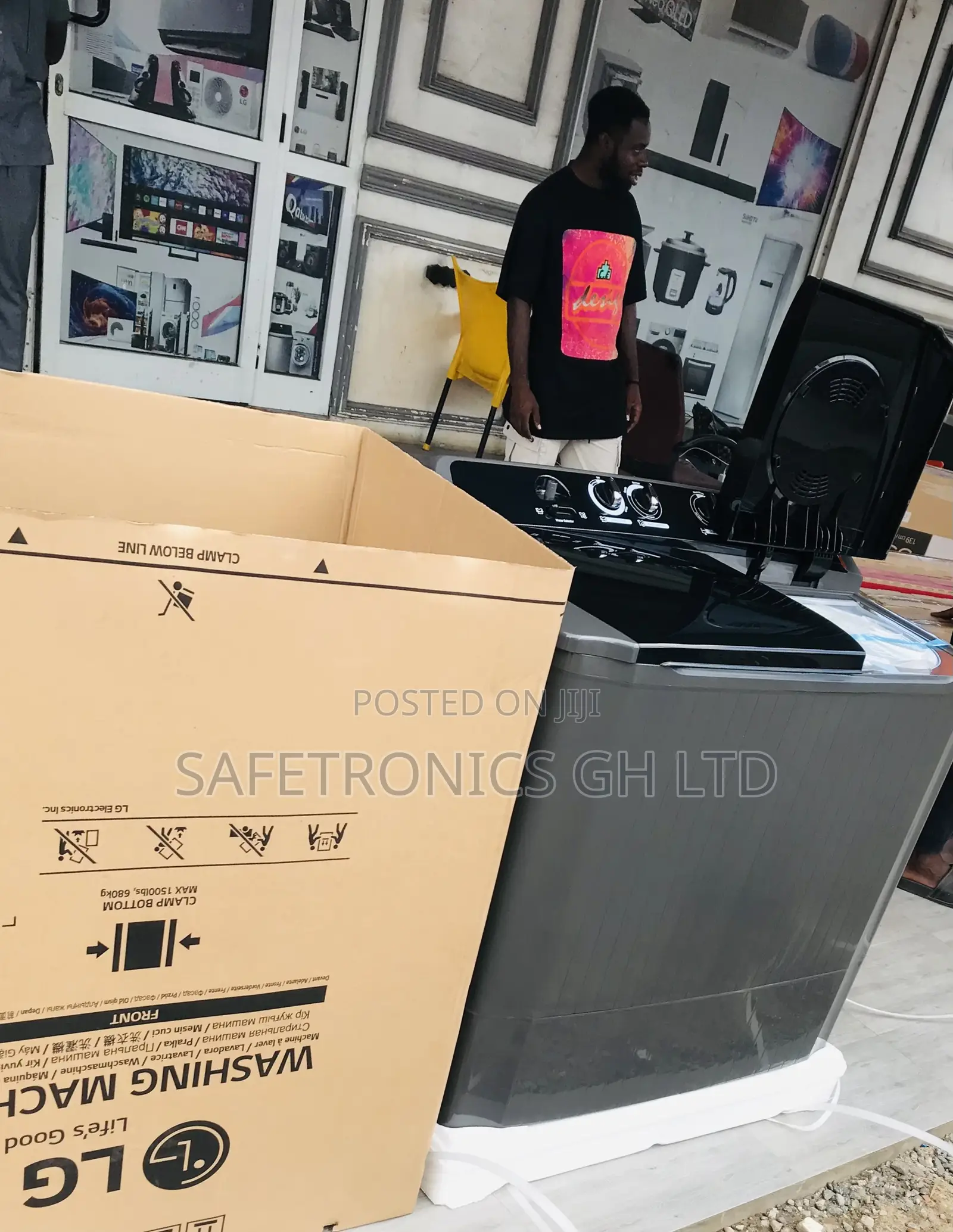 Long Lasting Lg Topload Fullauto 18kg Washingmachine Grey