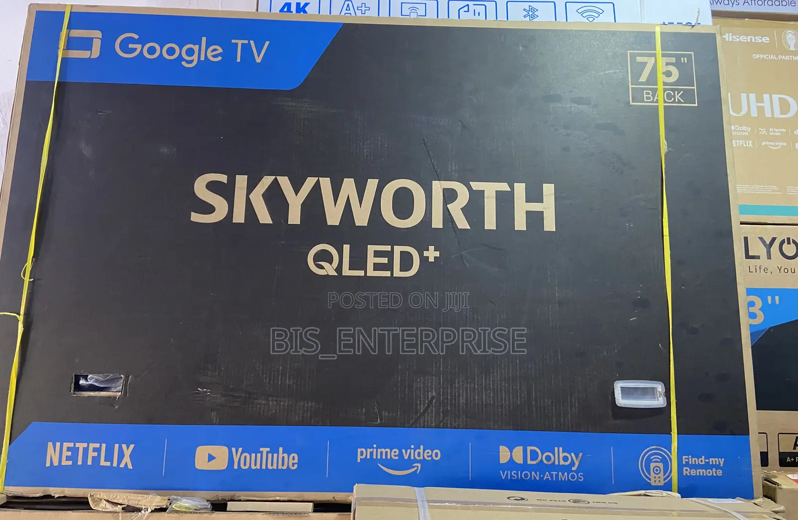 Skyworth 75” Qled+ Google Tv