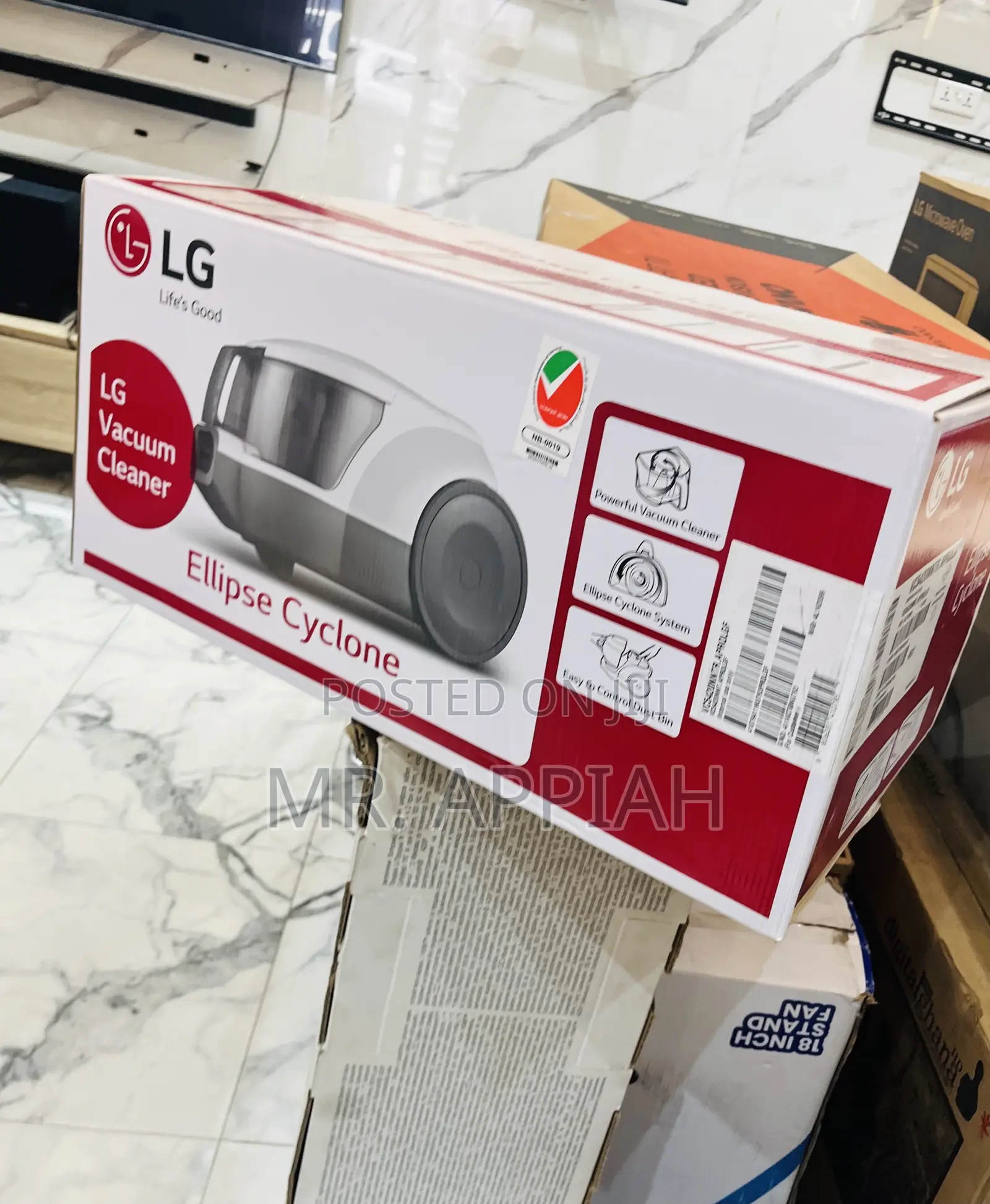 Efficient Lg Electric Vacuum Cleaner(Black/White) 