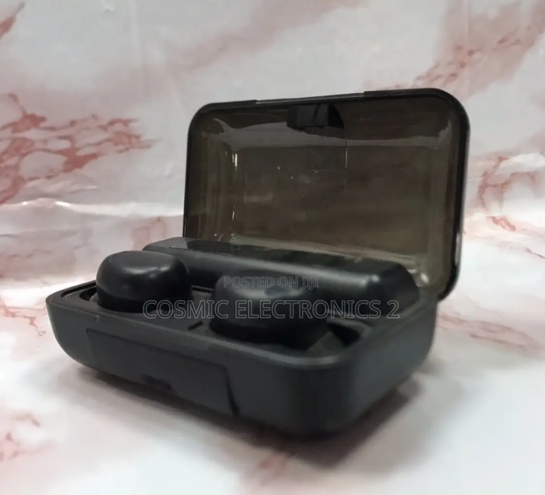 True Wireless Earbuds With 1200mAh Charging Power Bank