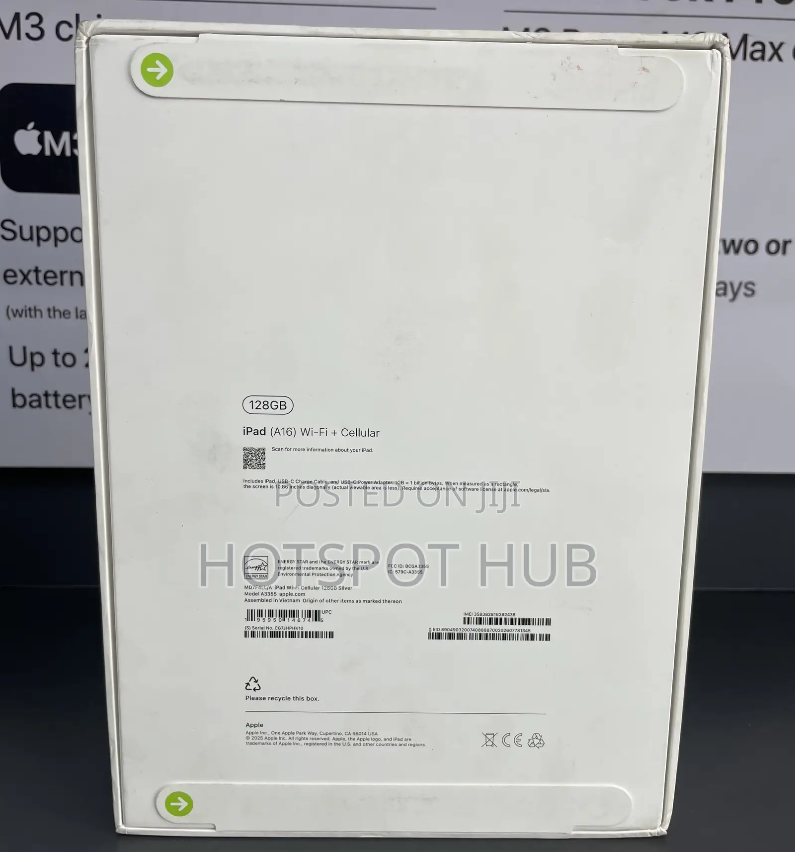 New Apple iPad (2025) 128 GB Silver