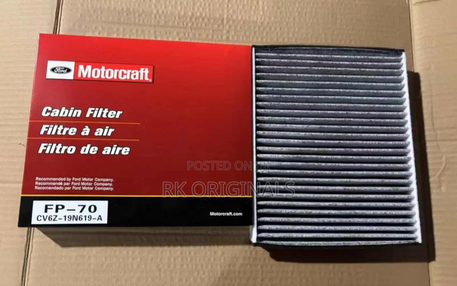 Ford Escape/Focus/C-max 12-18 Activated Cabin Filter From Us