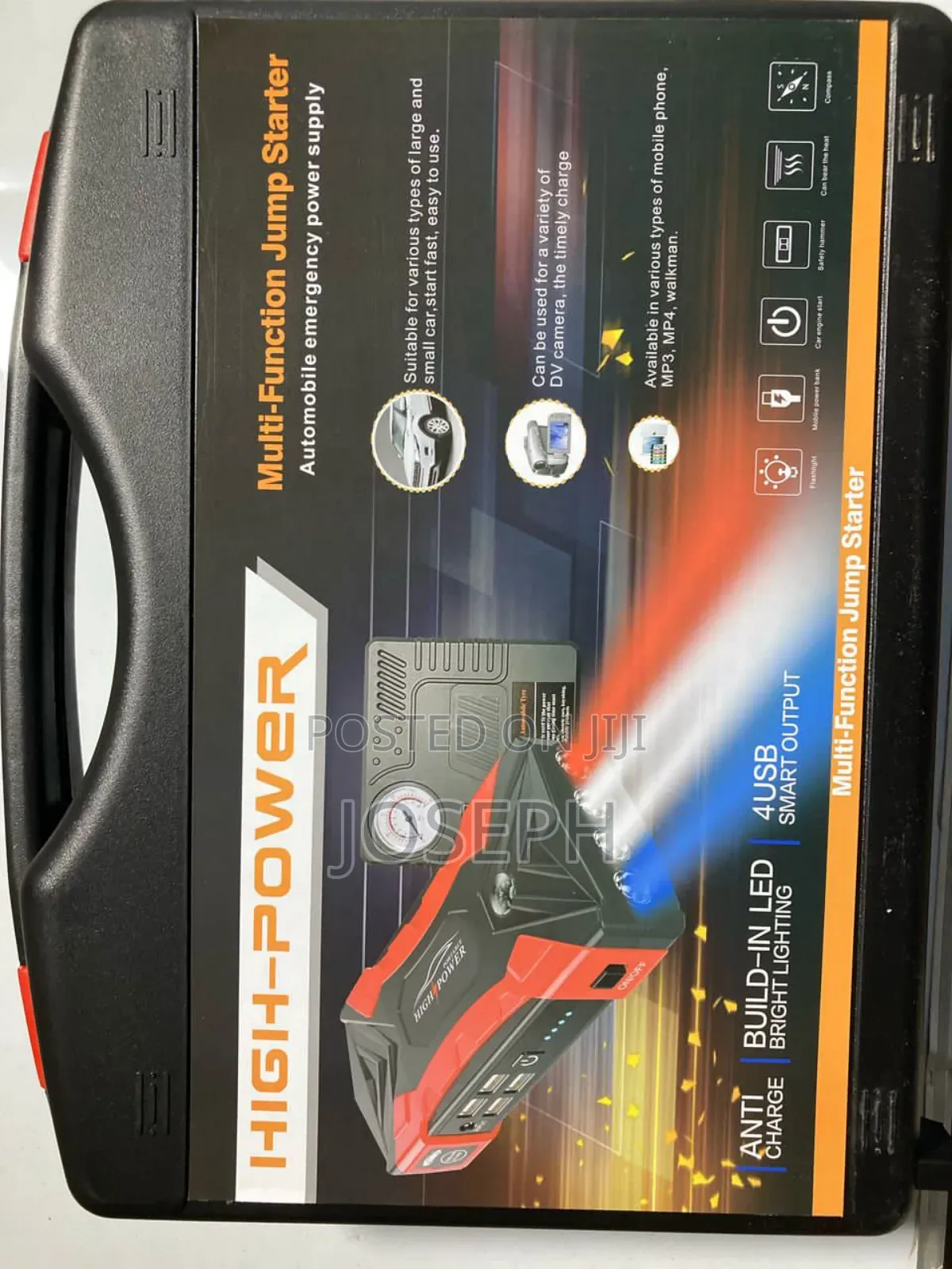 Car Jumper Starter With Tyre Compressor