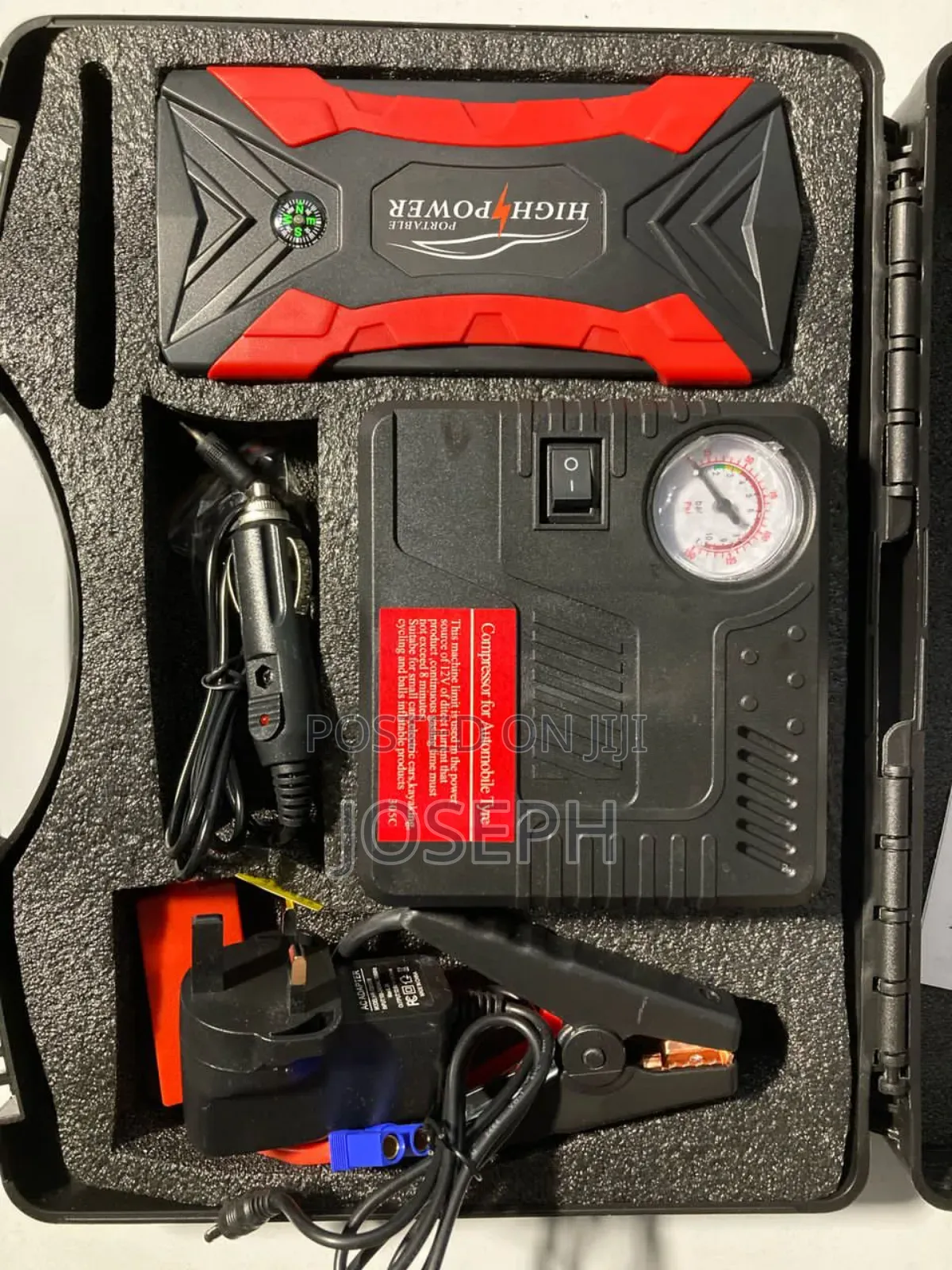 Car Jumper Starter With Tyre Compressor