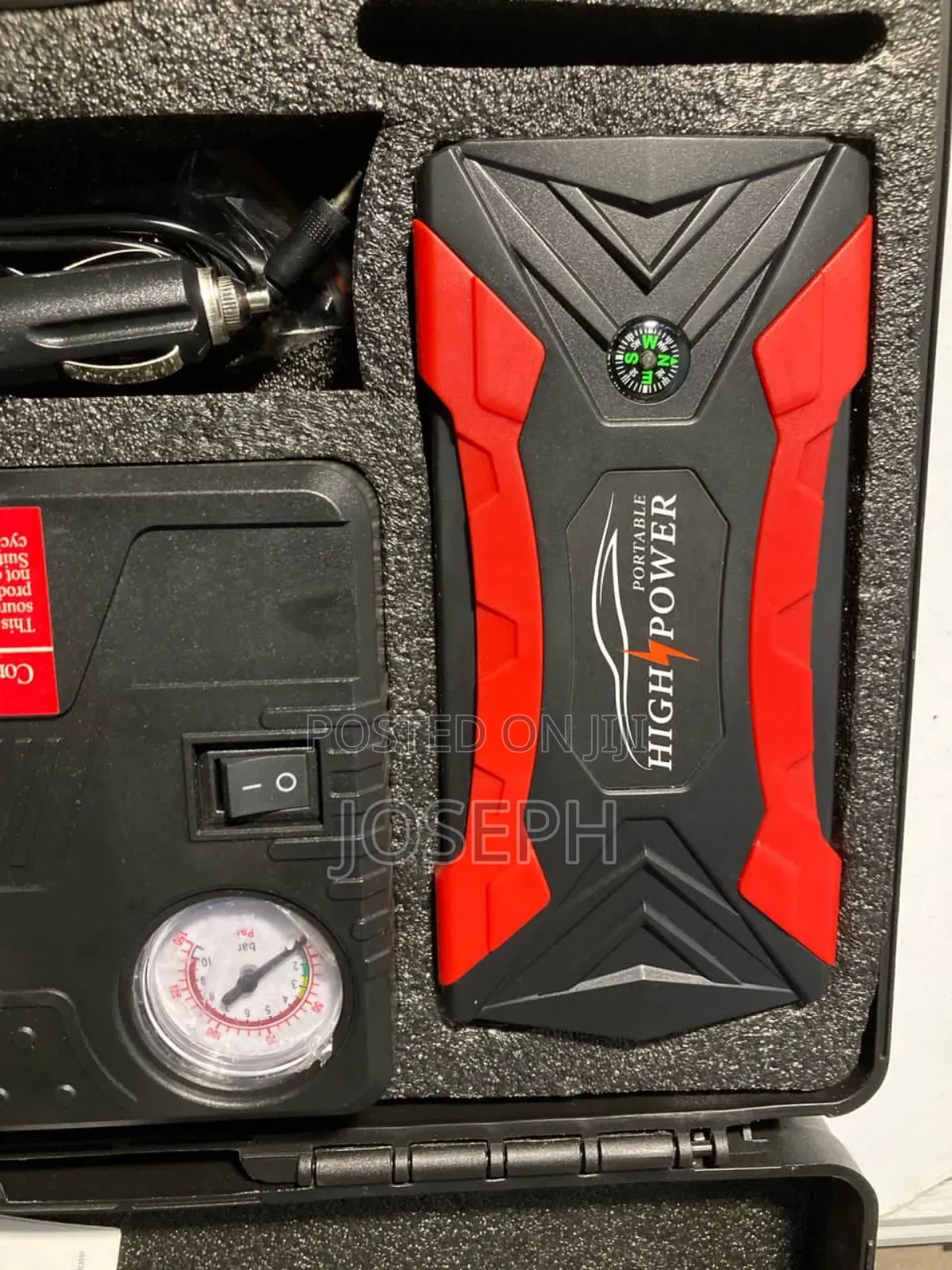 Car Jumper Starter With Tyre Compressor
