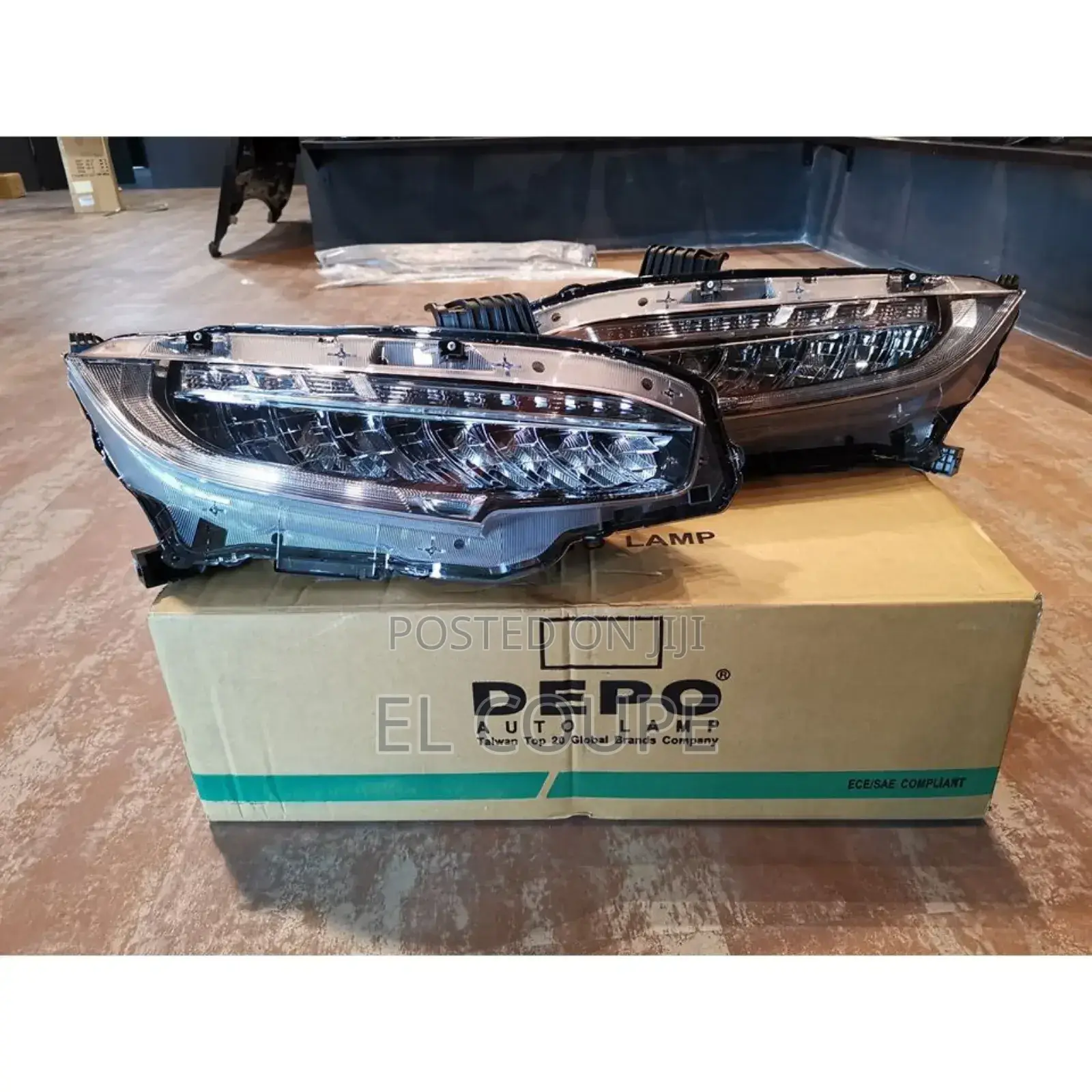 Honda Civic 2016-2017-2018-2019-2020 Touring Headlight Pair