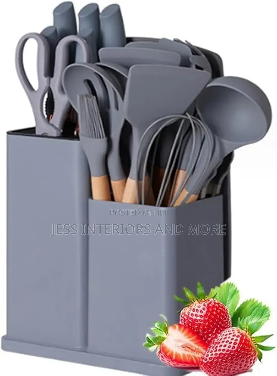 19 PCS Set of Silicone Kitchen Utensil