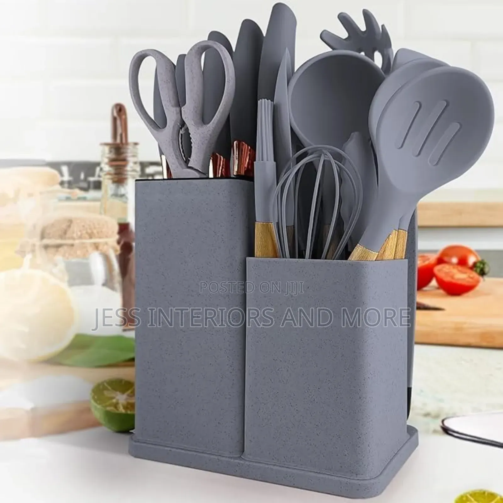 19 PCS Set of Silicone Kitchen Utensil