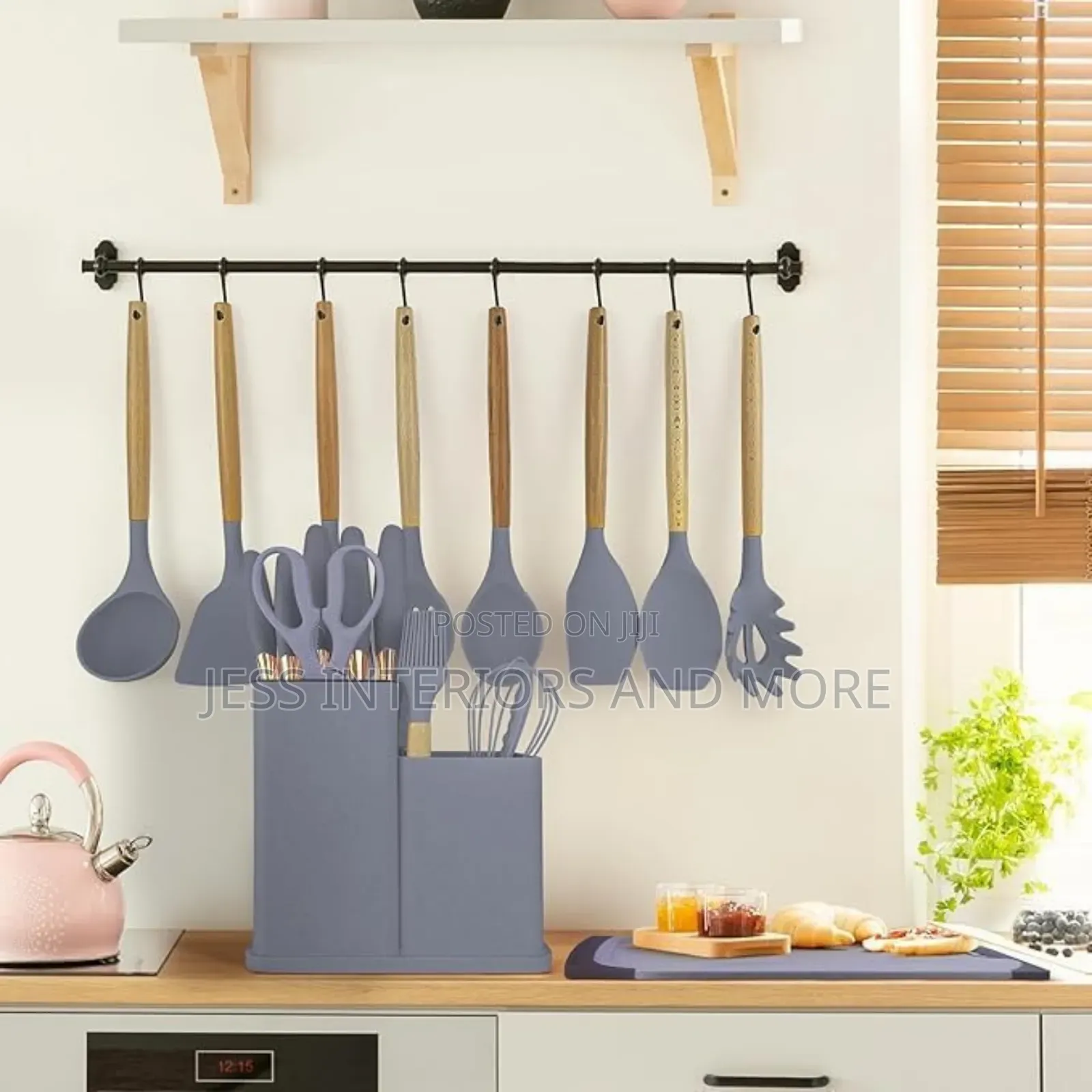 19 PCS Set of Silicone Kitchen Utensil