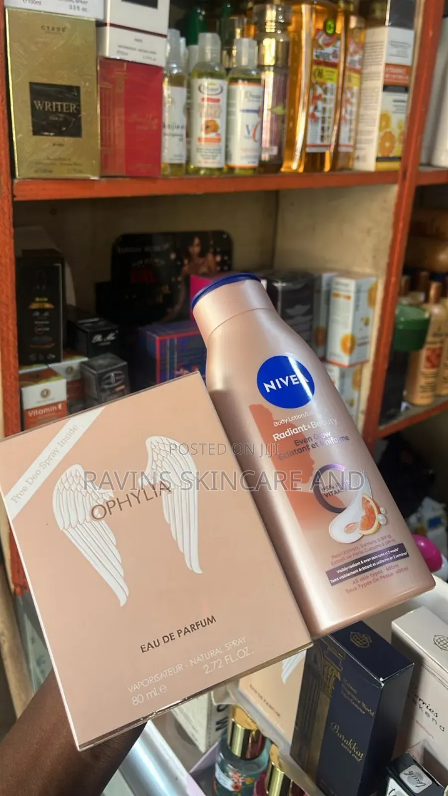 Perfume Lotion Combo: Ophelia + Vaseline Radiant Beauty