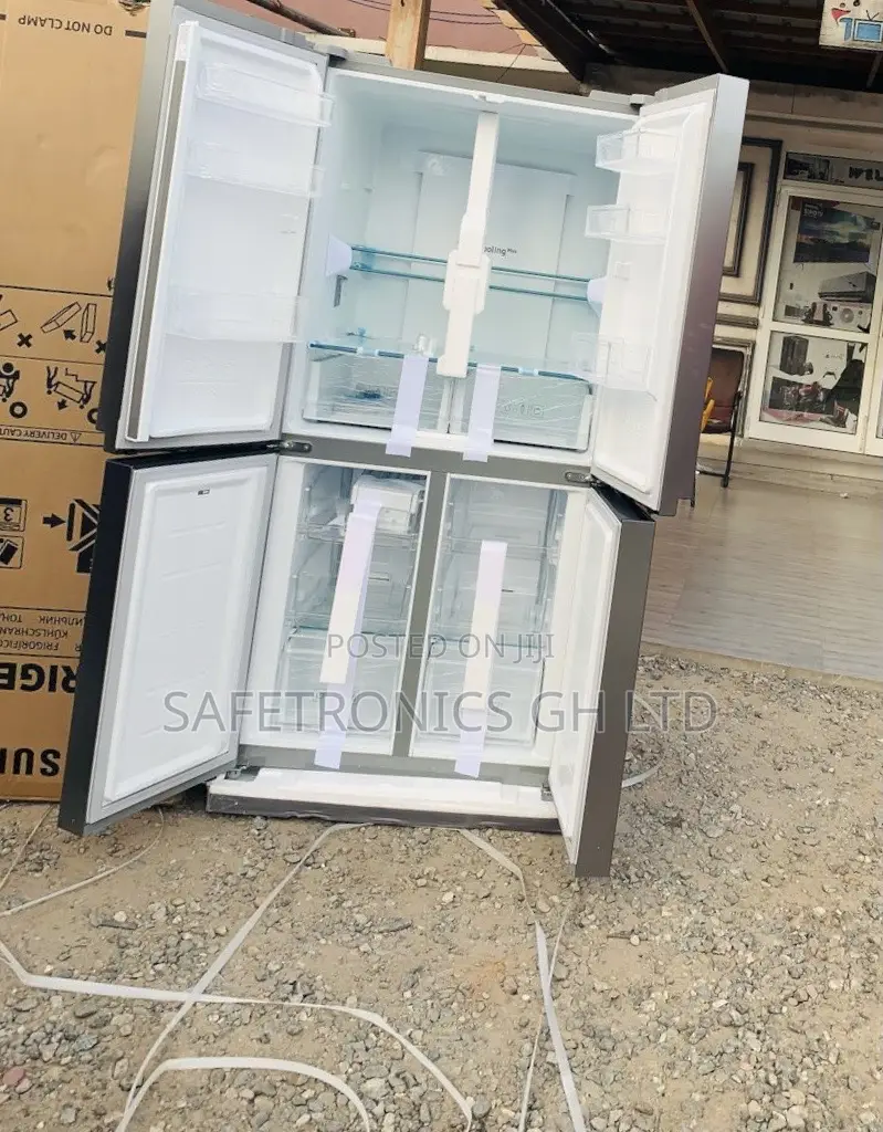 Lastest Sidebyside Samsung 4 Doors Grey Fast Fridge