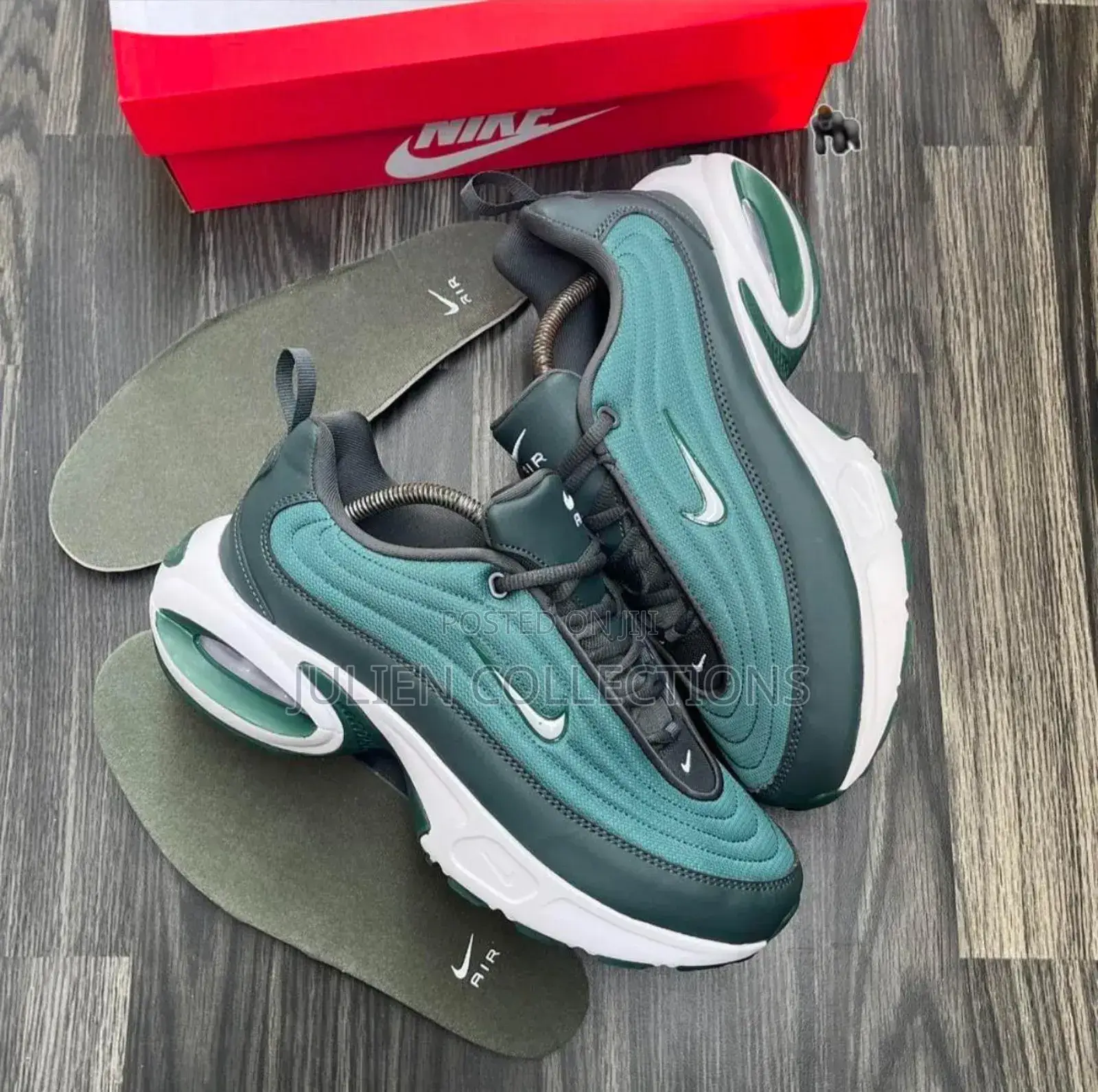Nike Air Max Portal Green and White