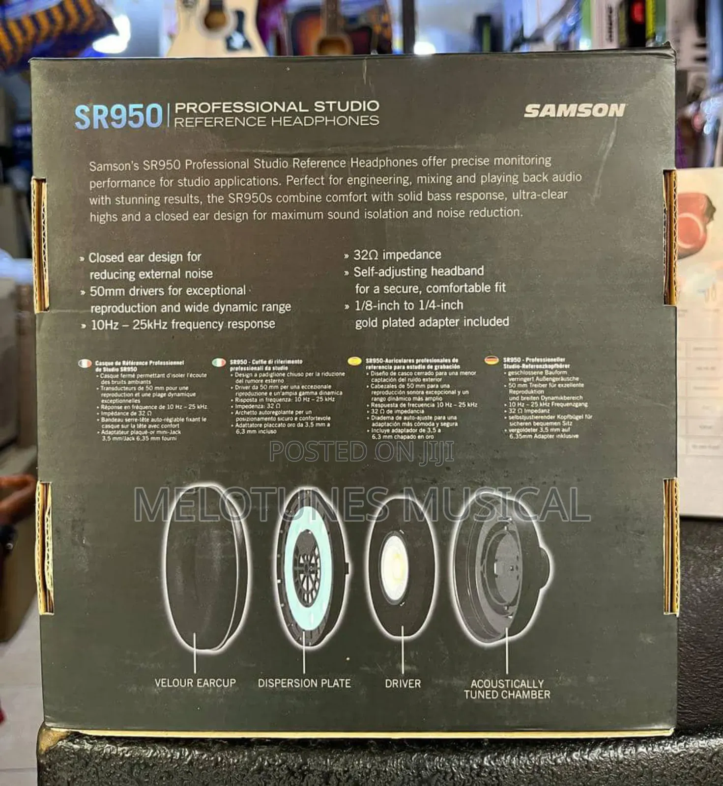 Samson Sr950 Professional Studio Reference Headphones