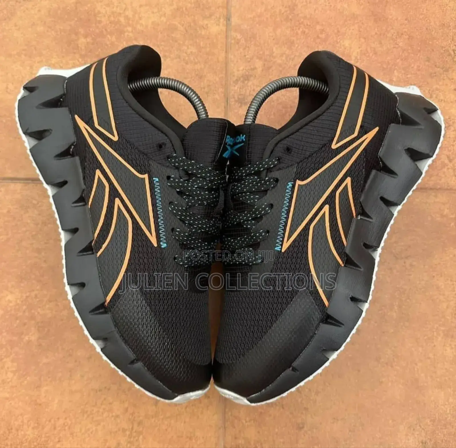 Reebok Classic Black and Orange