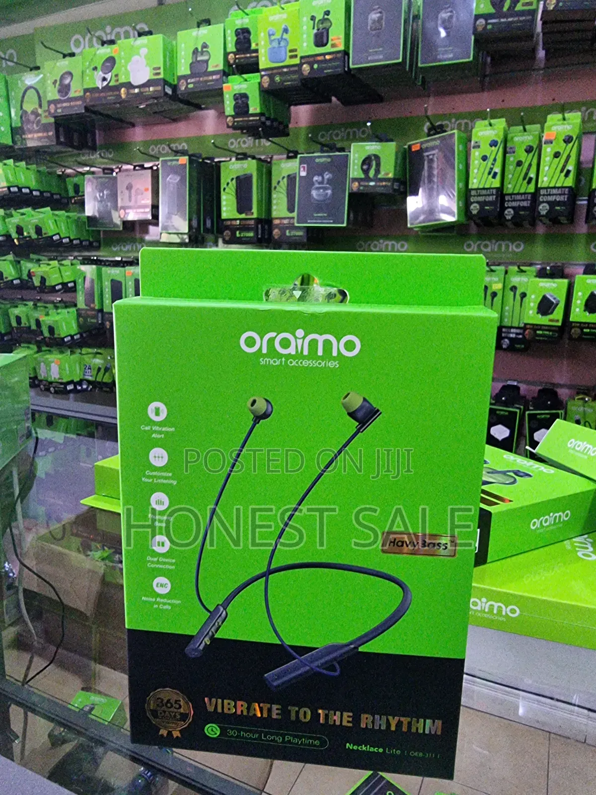 Oraimo Necklace Lite Enc Call Vibration Wireless Neckband