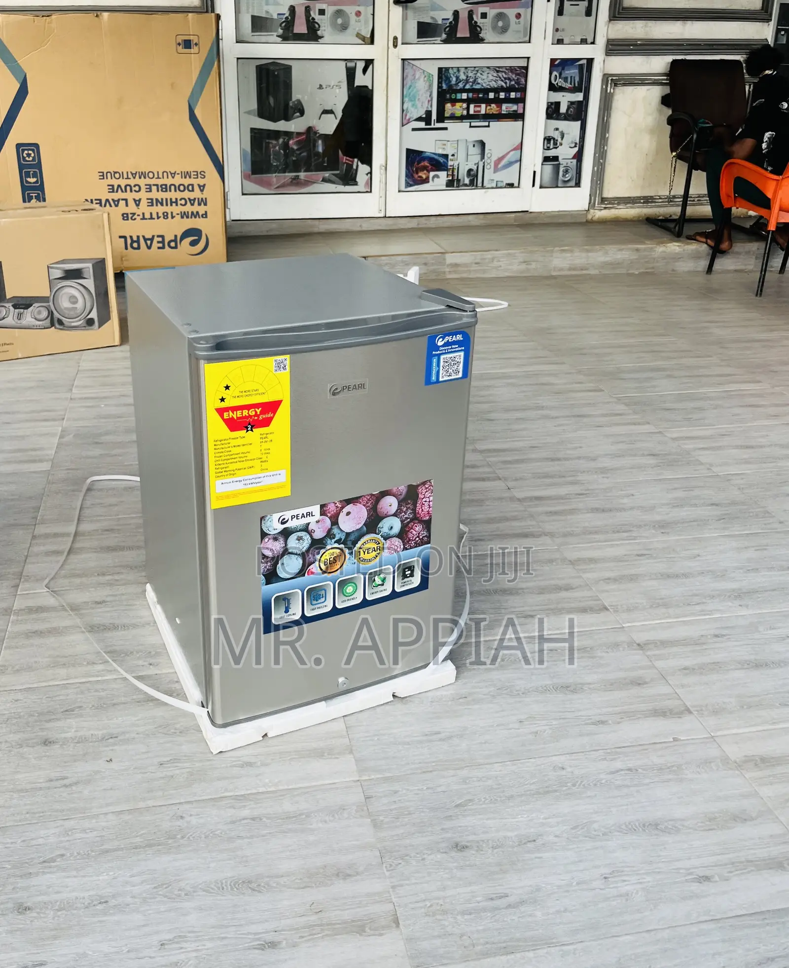 Shop Pearl Single Door Electric Mini Refrigerator.