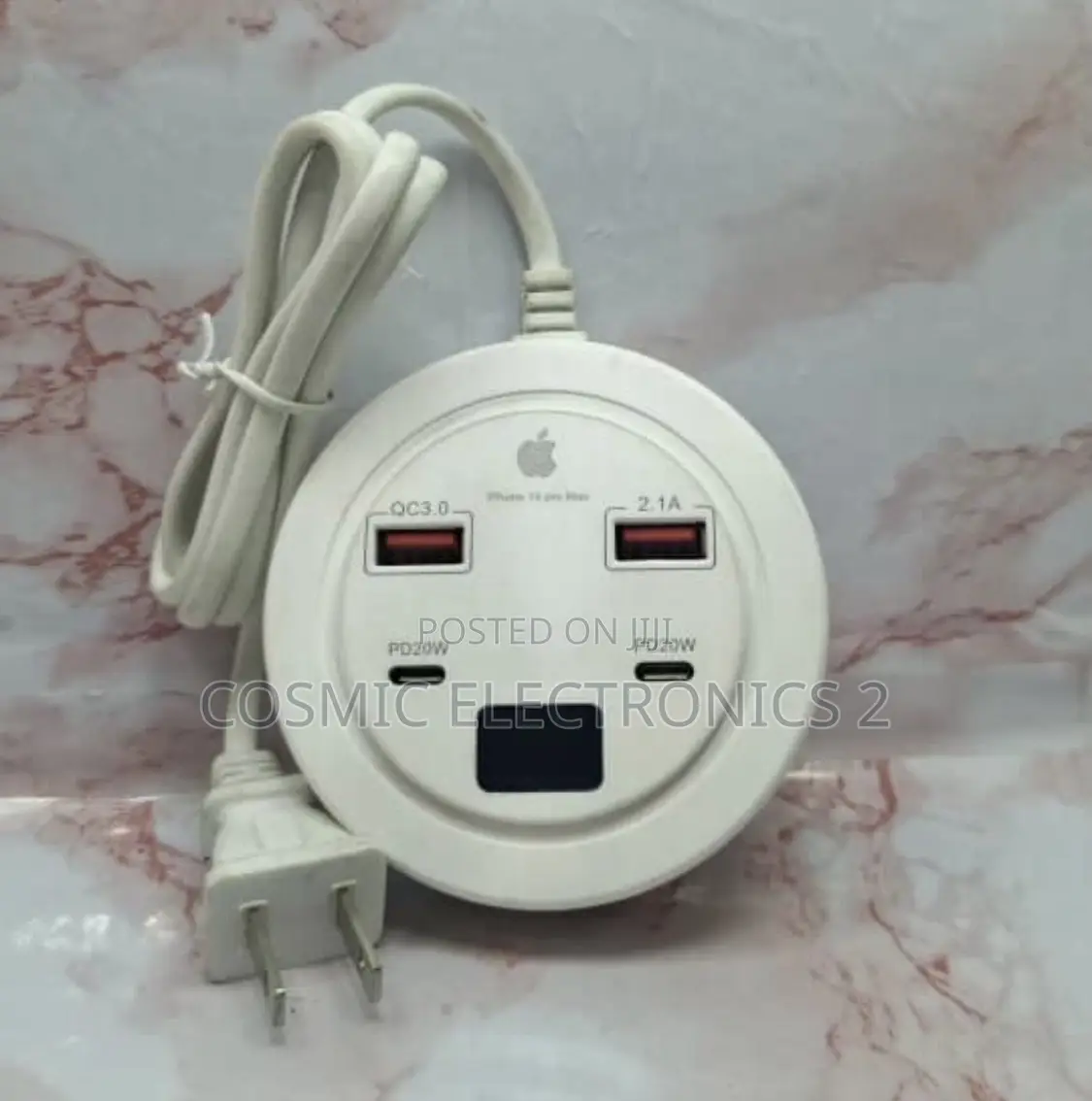 iPhone 13 Pro Max 35w Usb-C+C Power Socket With LCD Display