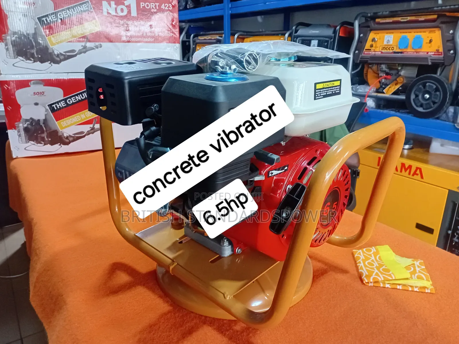 Approved 6.5hp Petrol Concrete Vibrator