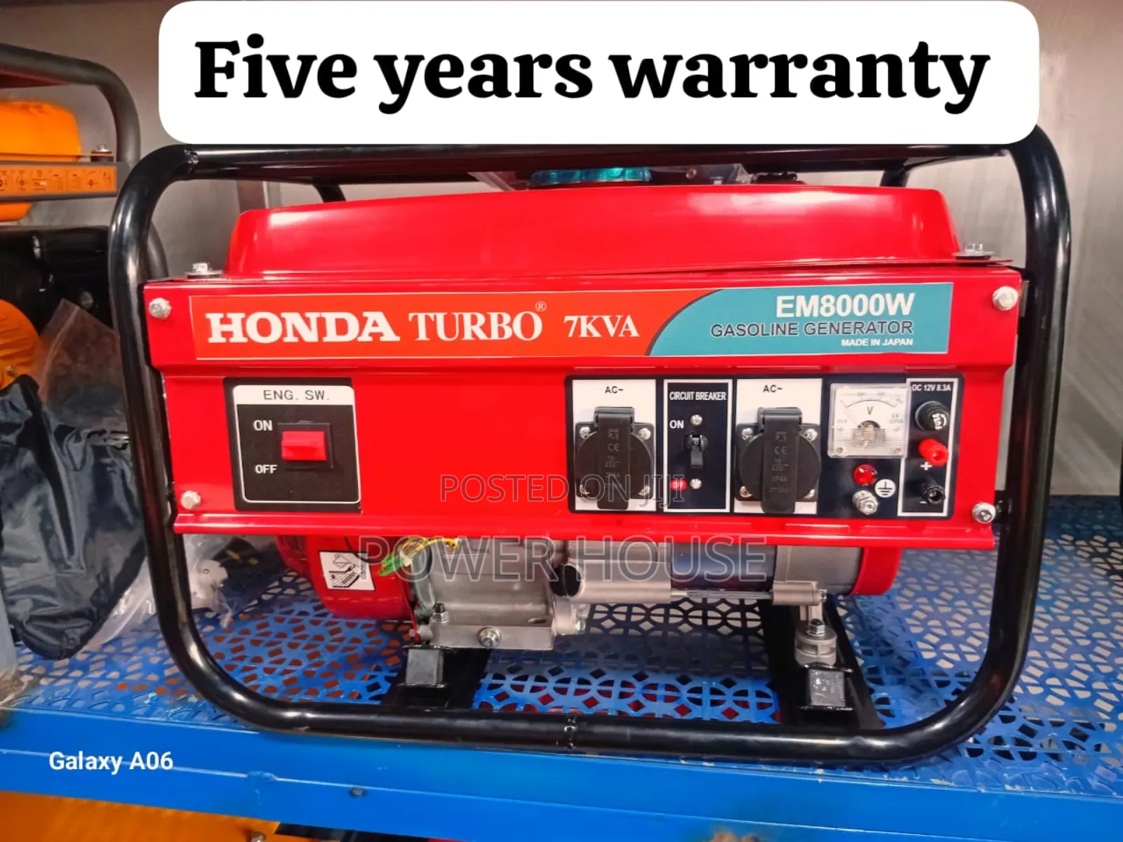 Genprogen 7.5kva 8500watts Petrol Honda Generator