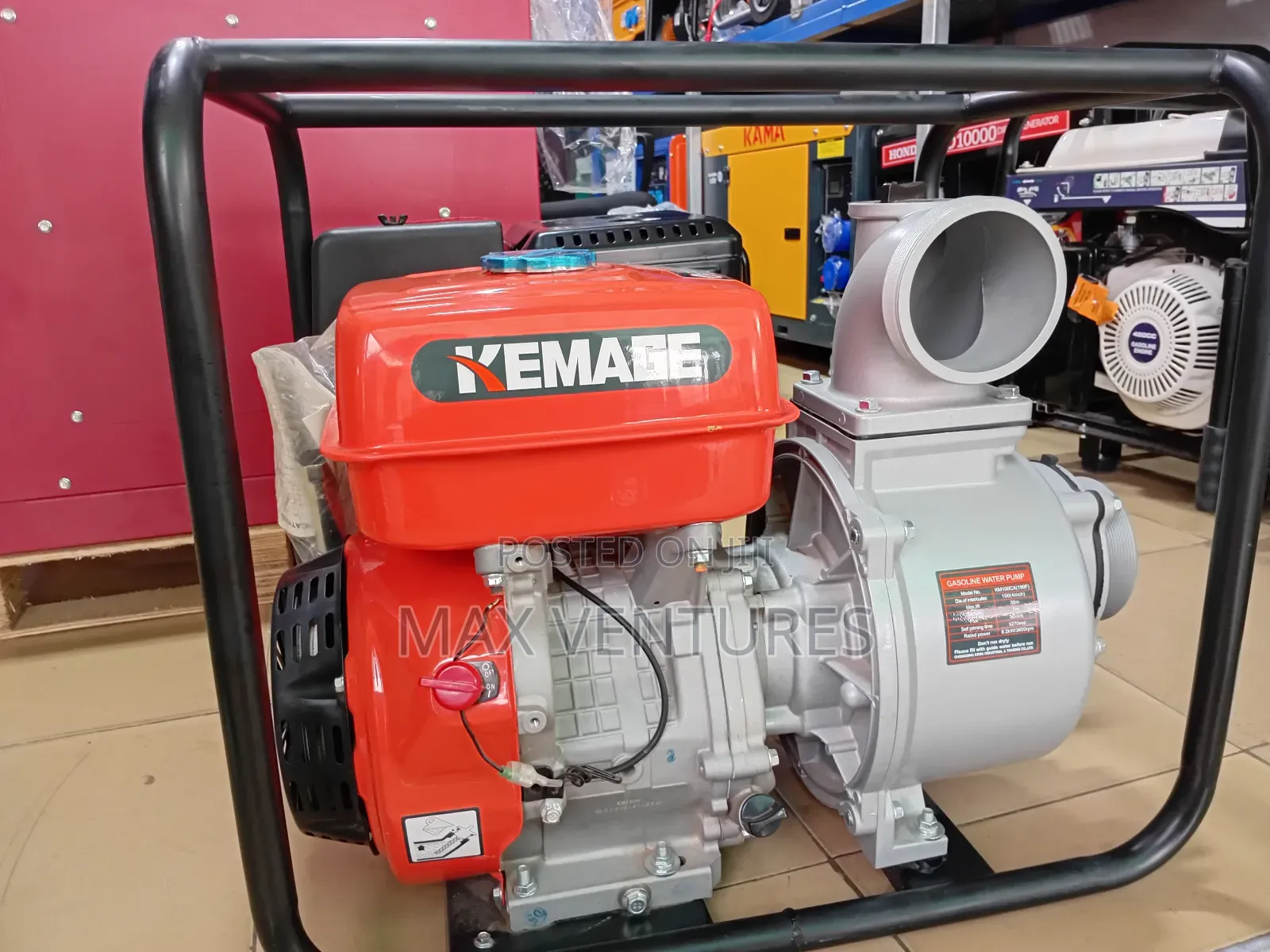 4inches Gasoline Water Pump 13 Horse Power Reliable Power