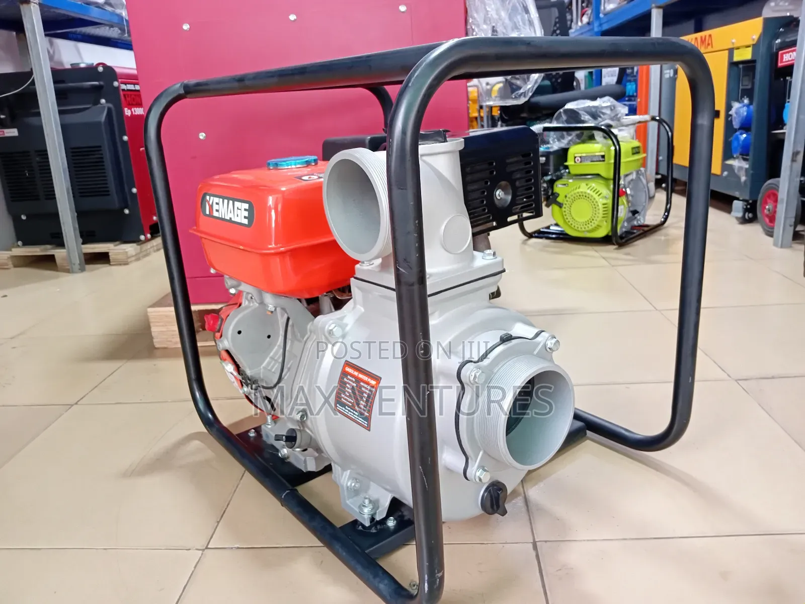 High Output Kemage 13.0 Horse Power 4 Inches Water Pump