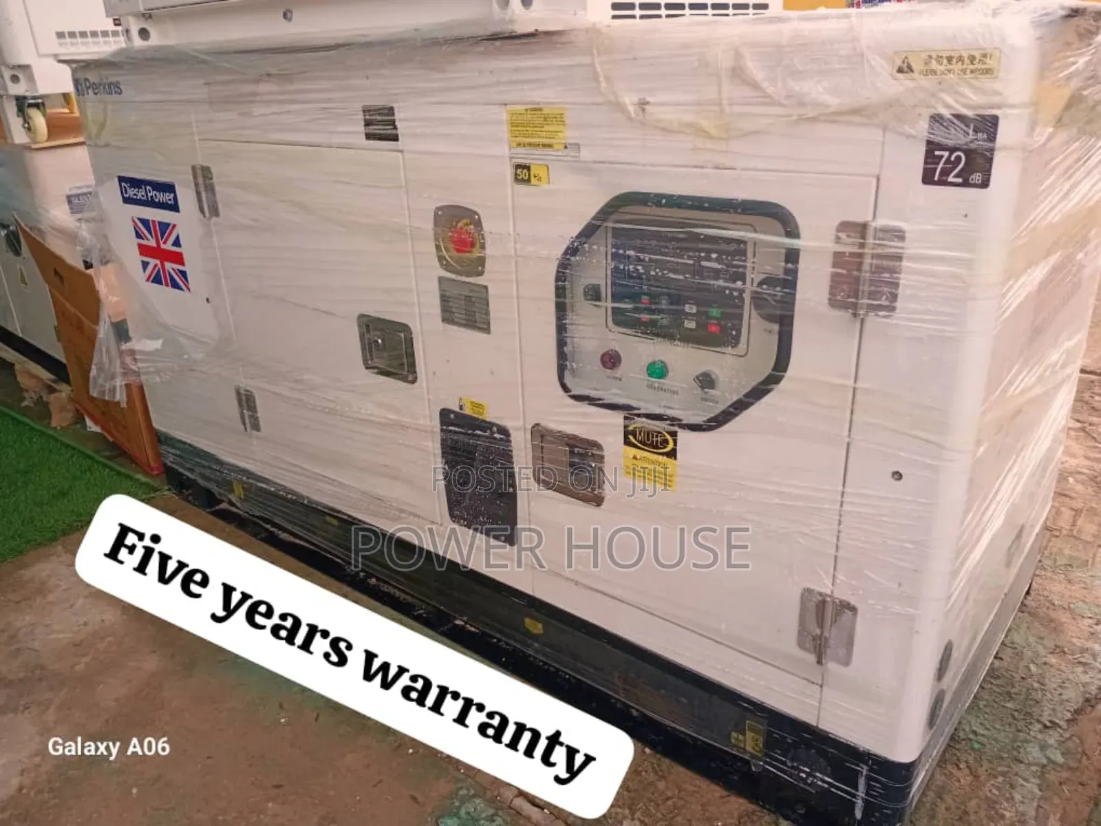 Ultra Silent 50kva Perkins Diesel Plant