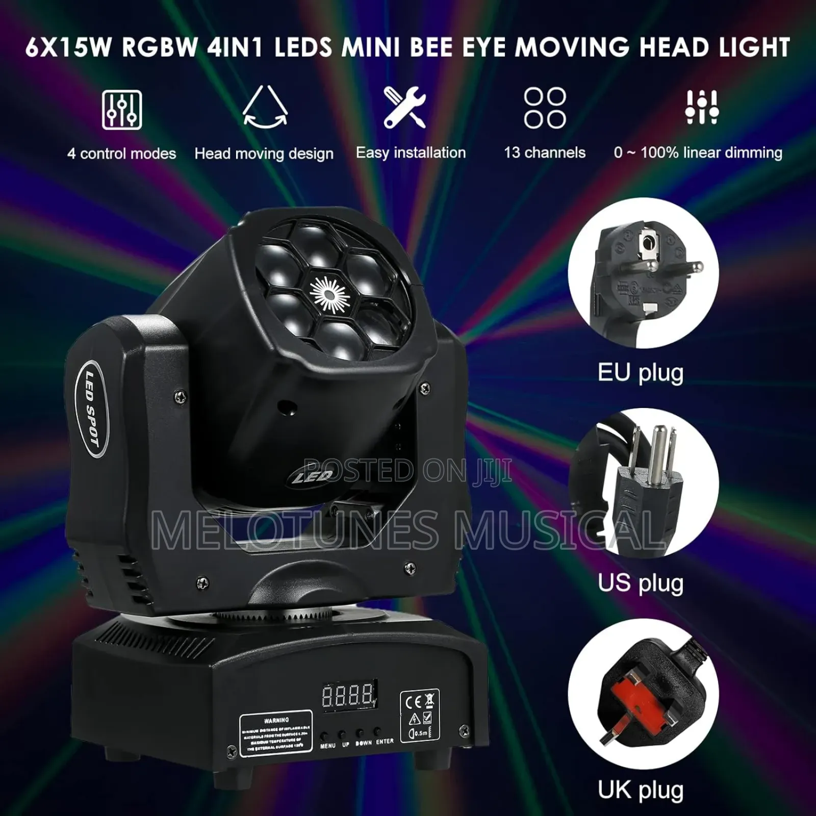 4in1 Leds Mini Bee Eye Moving H-Ead Light