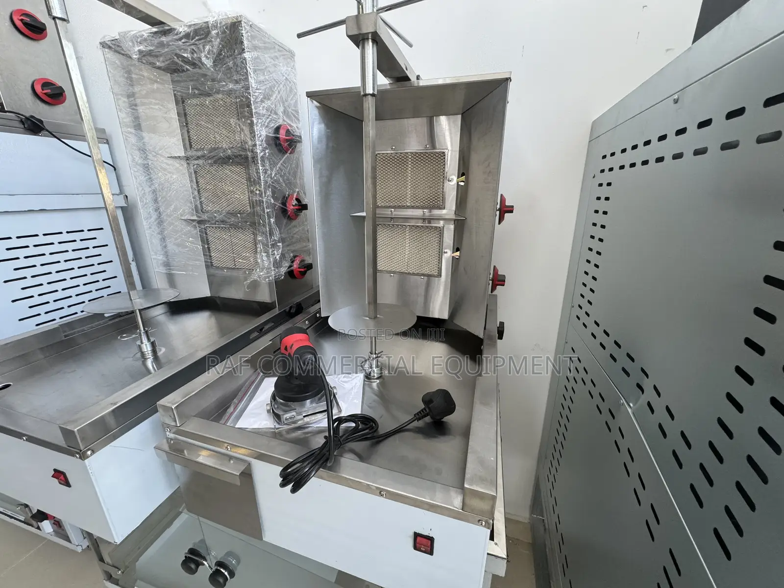 2 Burner Gas Shawarma Machine