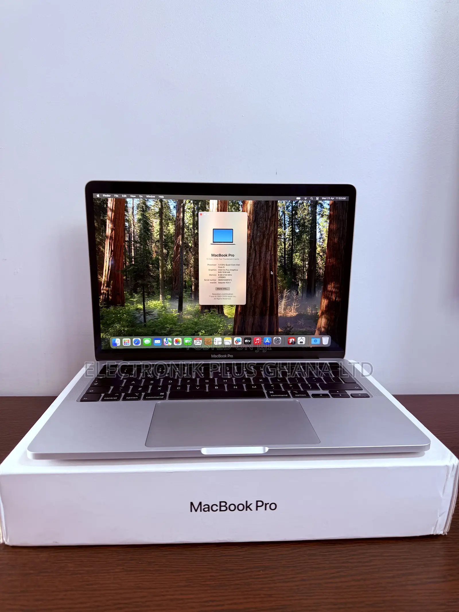 Laptop Apple MacBook Pro 2020 8GB Intel Core i5 SSD 256GB