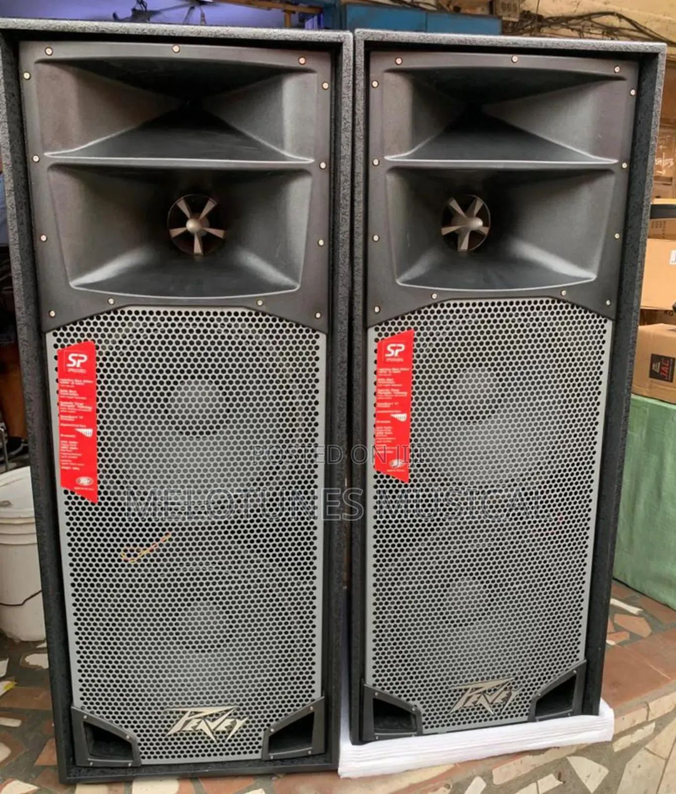 A Pair of Peavey Sp6 Full Range Speakers (Us Brand)