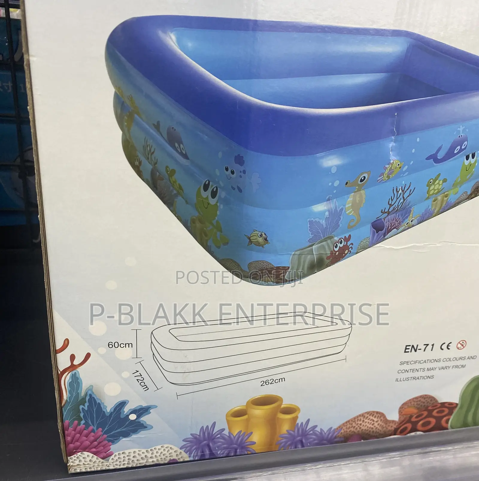 Good Inflatable Swimming Pool 262cm*172cm*60cm