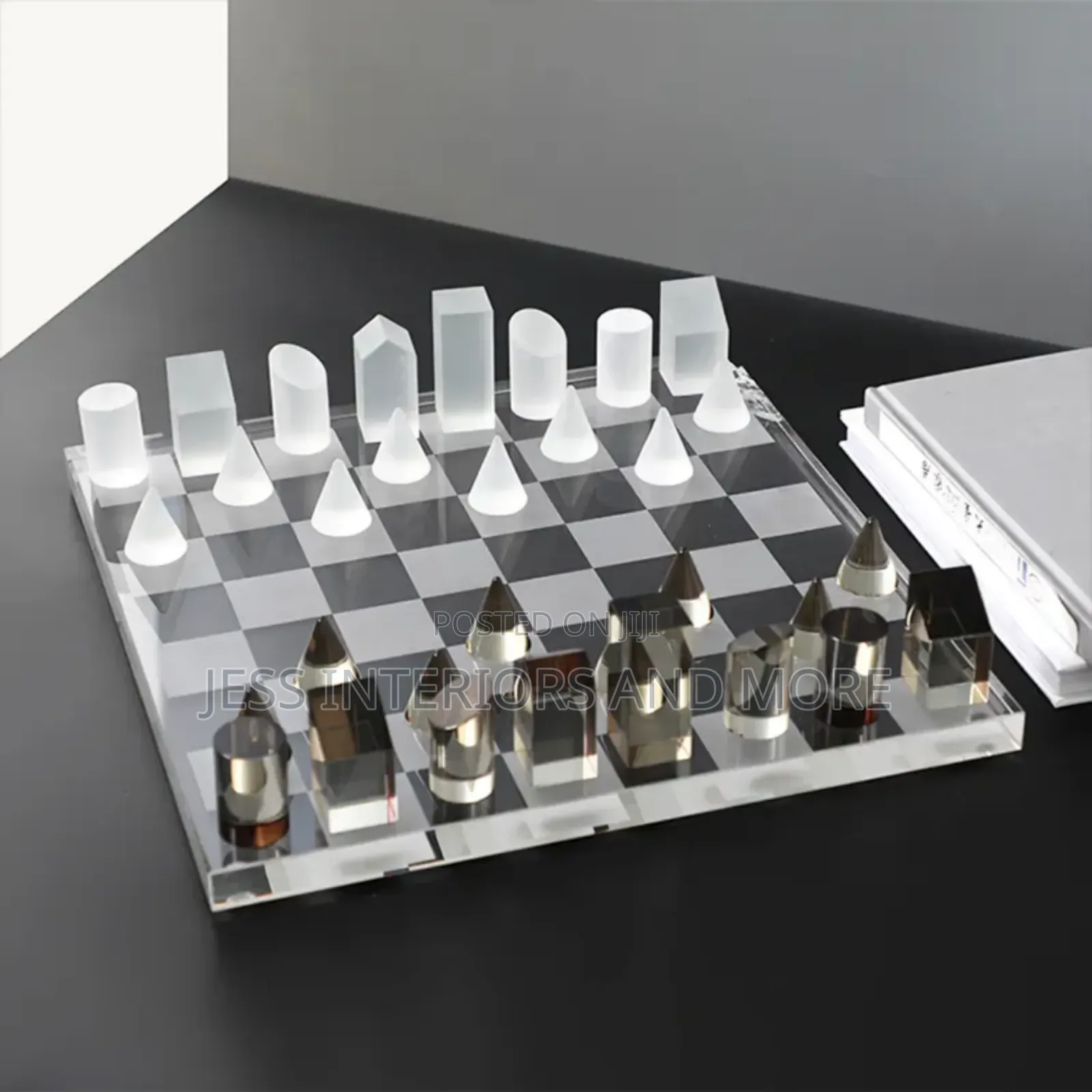 Chess Board Set/ Home Office Decor Piece