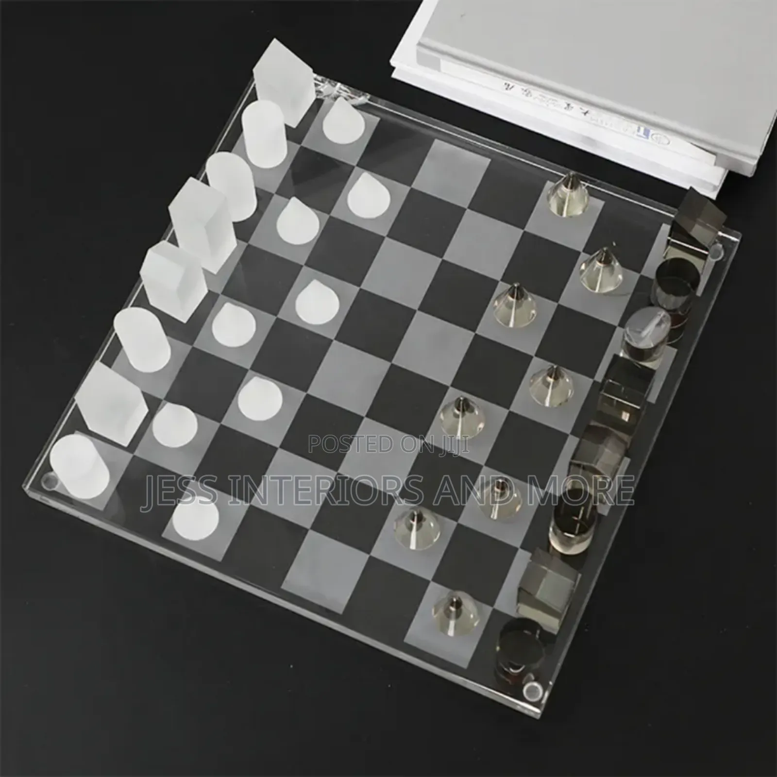 Chess Board Set/ Home Office Decor Piece
