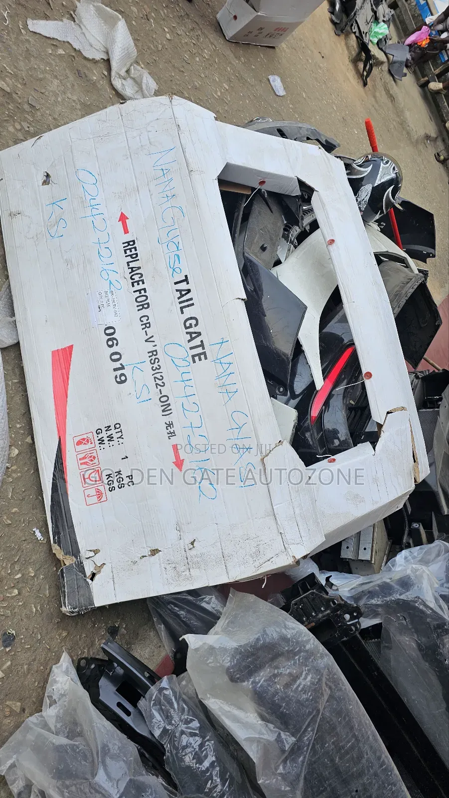 Honda CRV 2023 to 2025 Empty Boot New