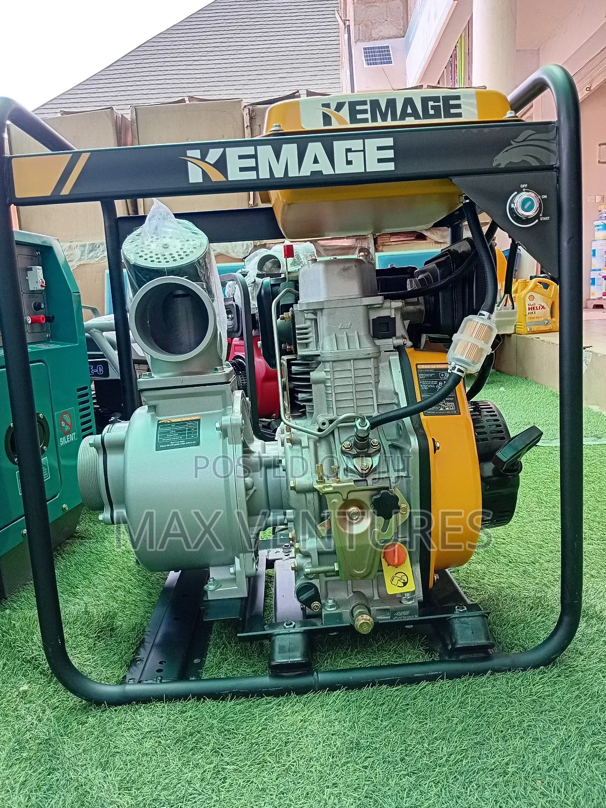 Kemage Diesel Water Pump Key Start Fuel Efficient