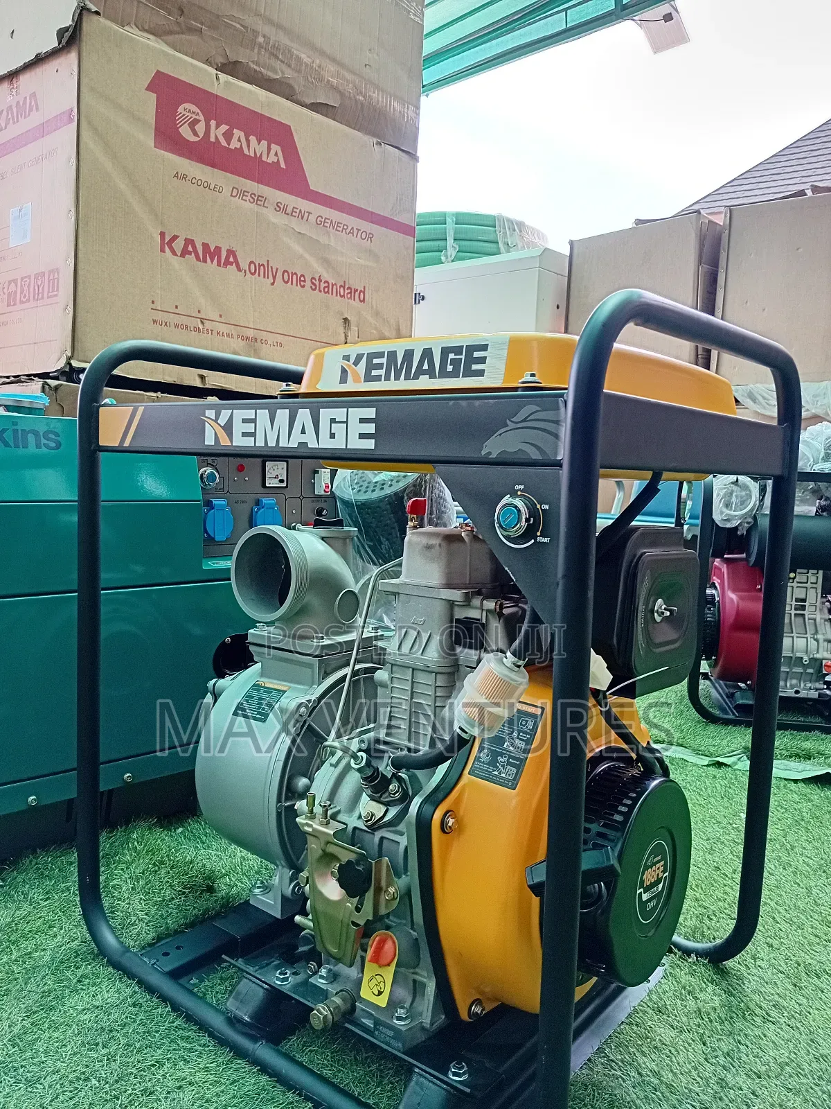 Ergonomic 4 Inches Kemage Diesel Water Pump