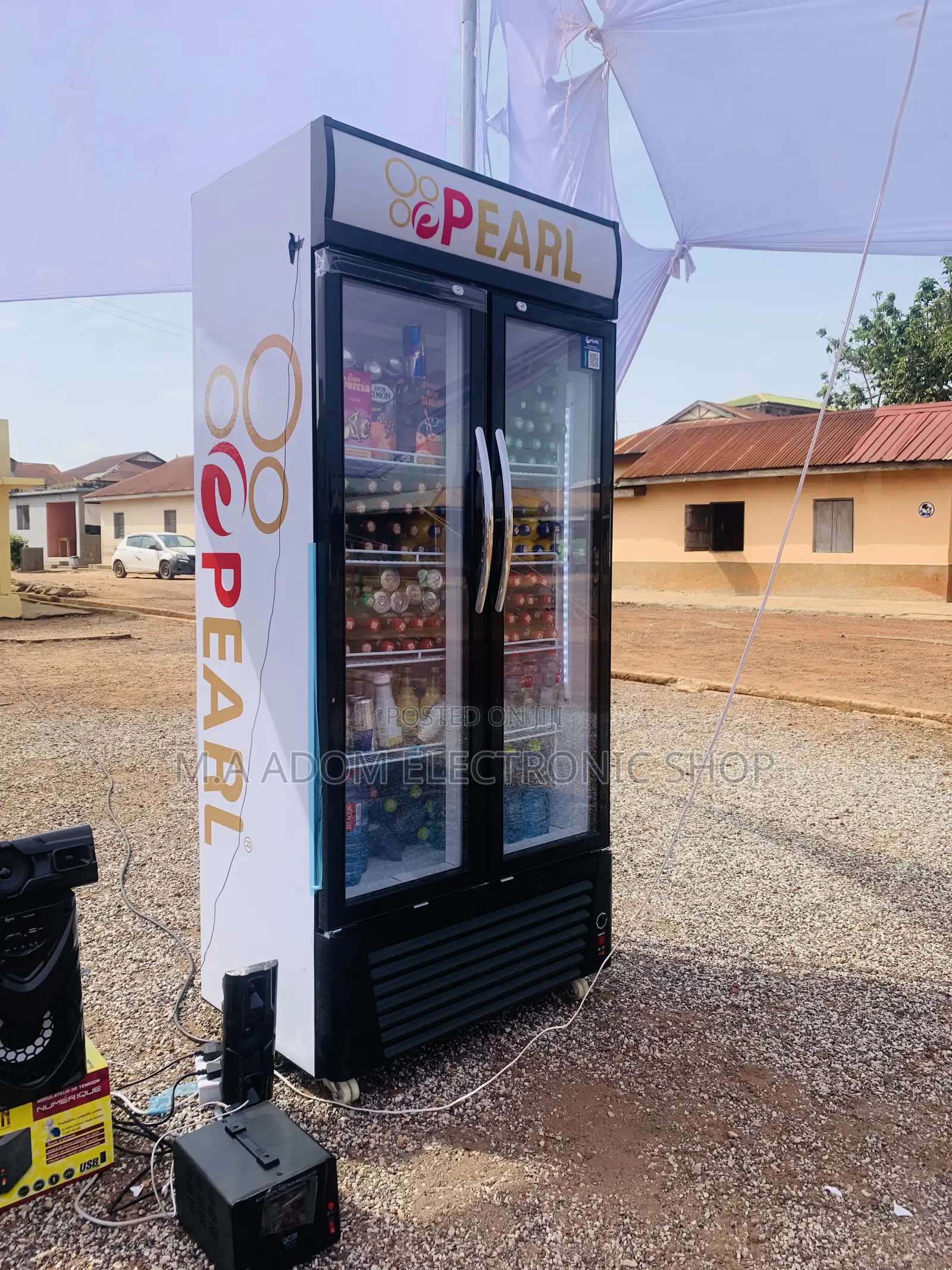 Free Standing Pearl Restaurant Shows Case Fridge