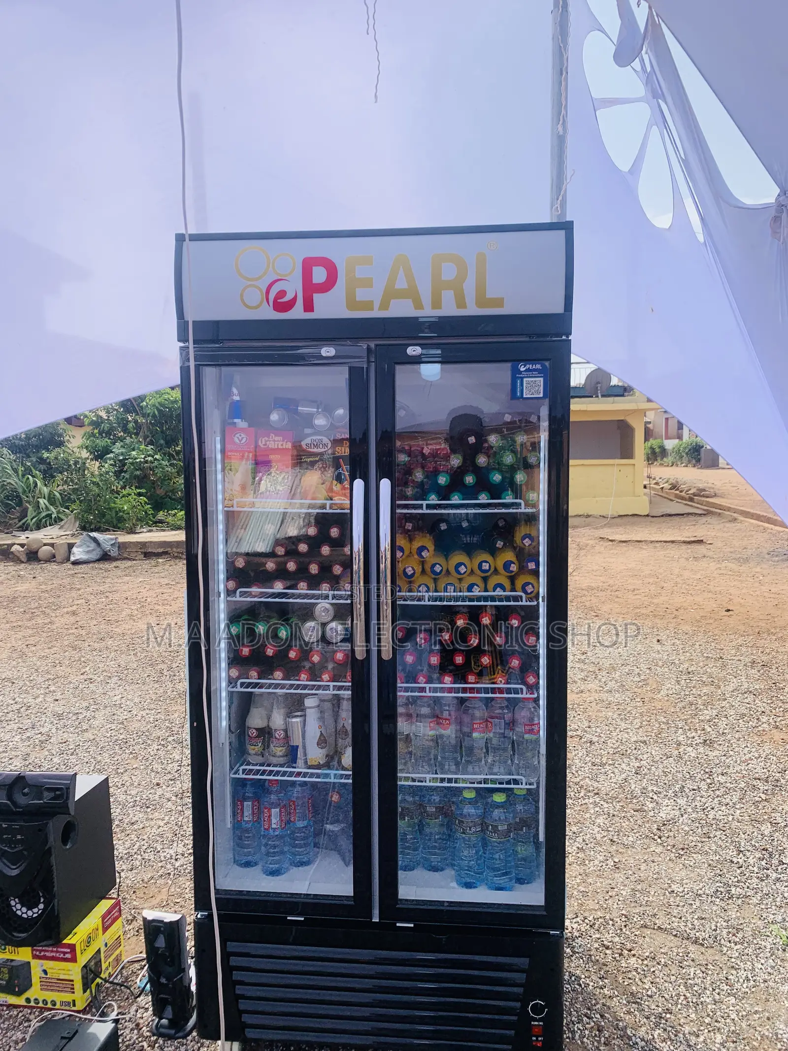 Quiet Operation Pearl 568 Litres Showcase Fridge